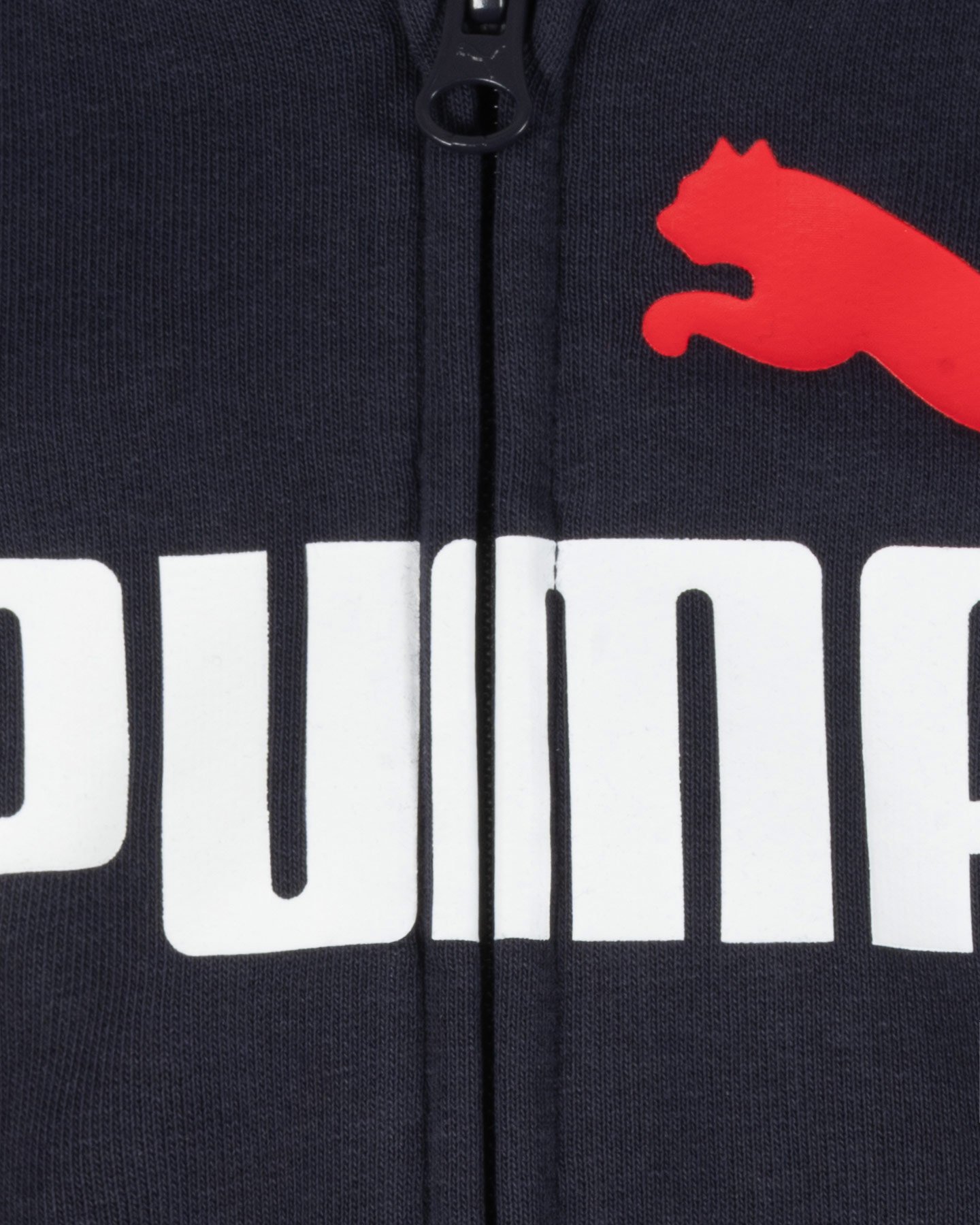 Felpa PUMA SMALL LOGO JR - Blu Navy - 2 | Cisalfa Sport