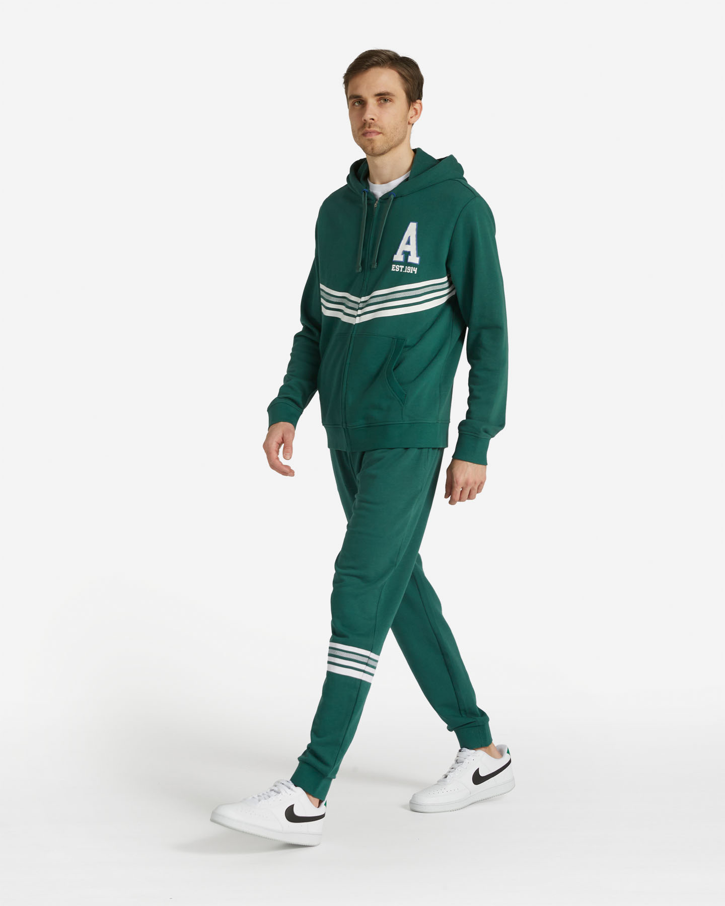 Felpa ADMIRAL VARSITY M - Verde - 3 | Cisalfa Sport