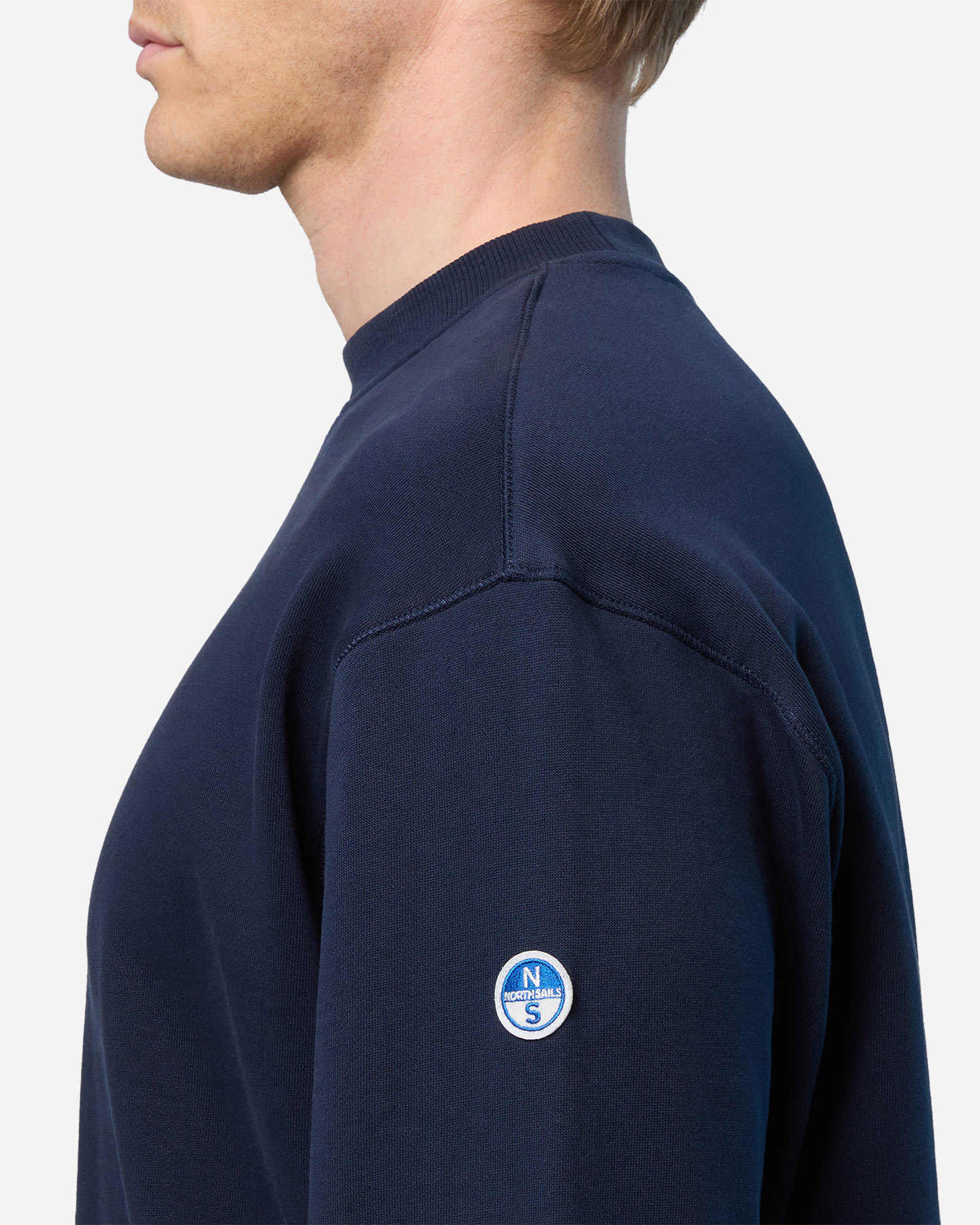 Felpa NORTH SAILS SMALL PATCH M - Blu Navy - 5 | Cisalfa Sport