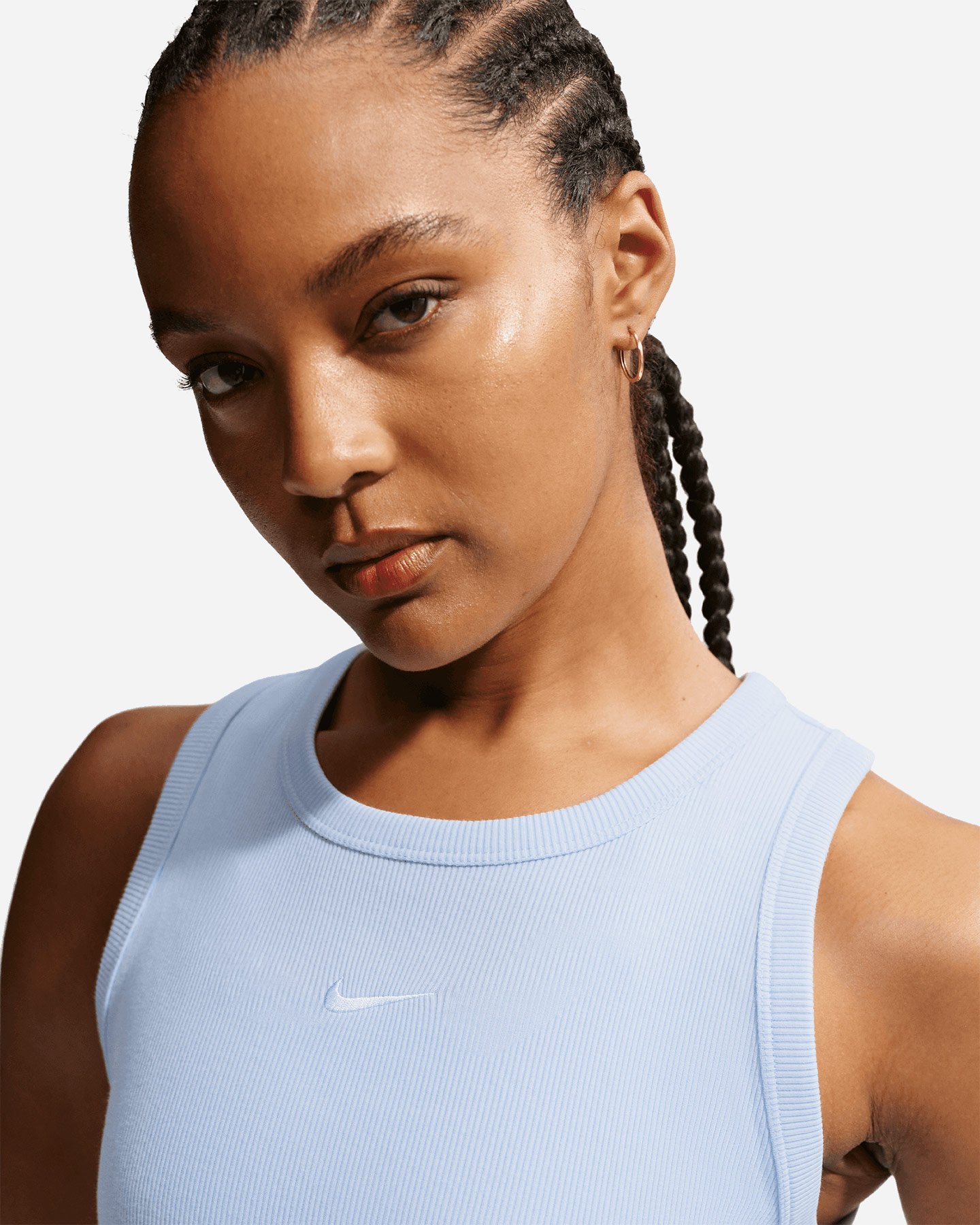 Canotta NIKE COSTINA SMALL LOGO W - Azzurro - 4 | Cisalfa Sport