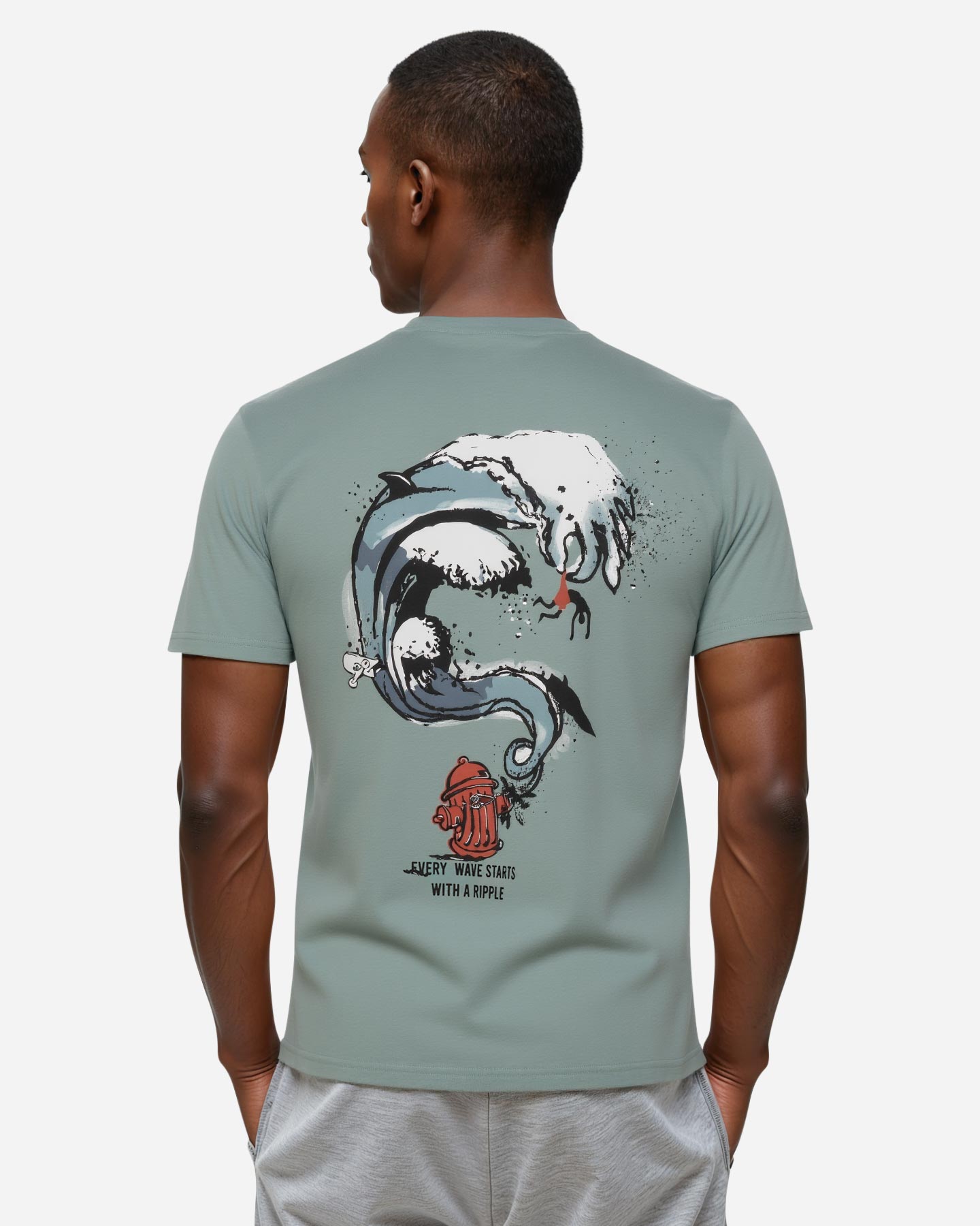 T-shirt BEAR SHORE BREAK M - Azzurro - 4 | Cisalfa Sport
