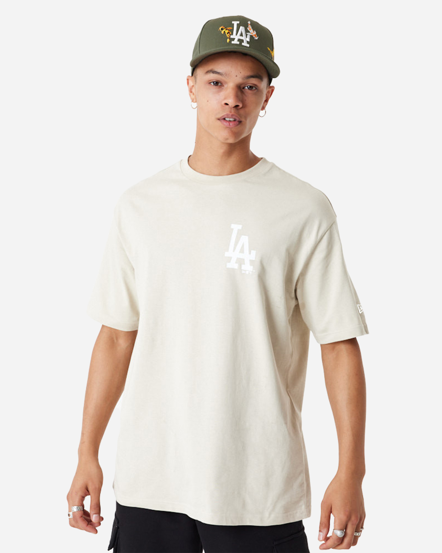 T-shirt NEW ERA MLB FISH GRAPHIC LOS ANGELES DODGERS M - Beige - 0 | Cisalfa Sport