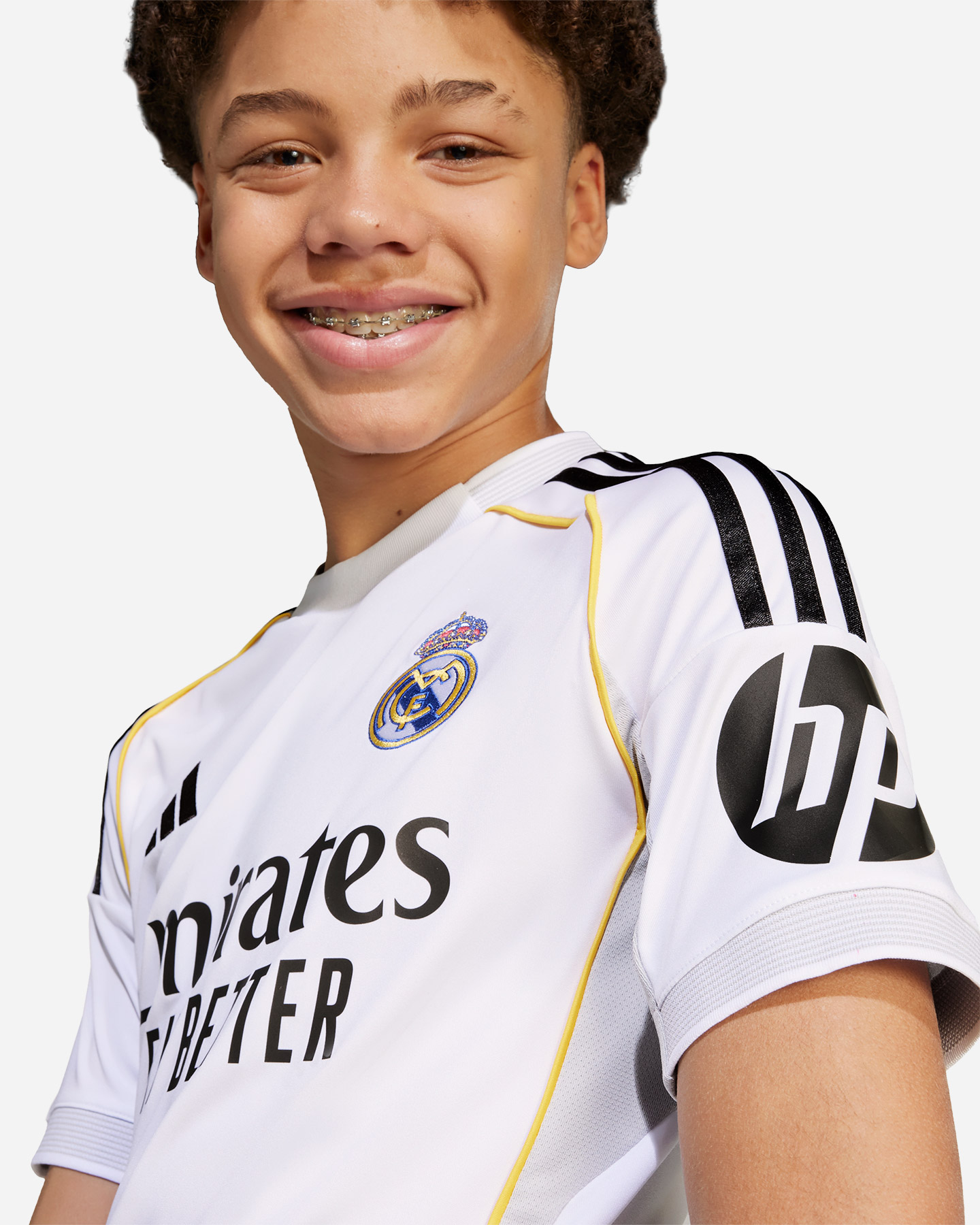 Maglia calcio ufficiale ADIDAS REAL MADRID HOME 25-26 JR - Bianco - 2 | Cisalfa Sport