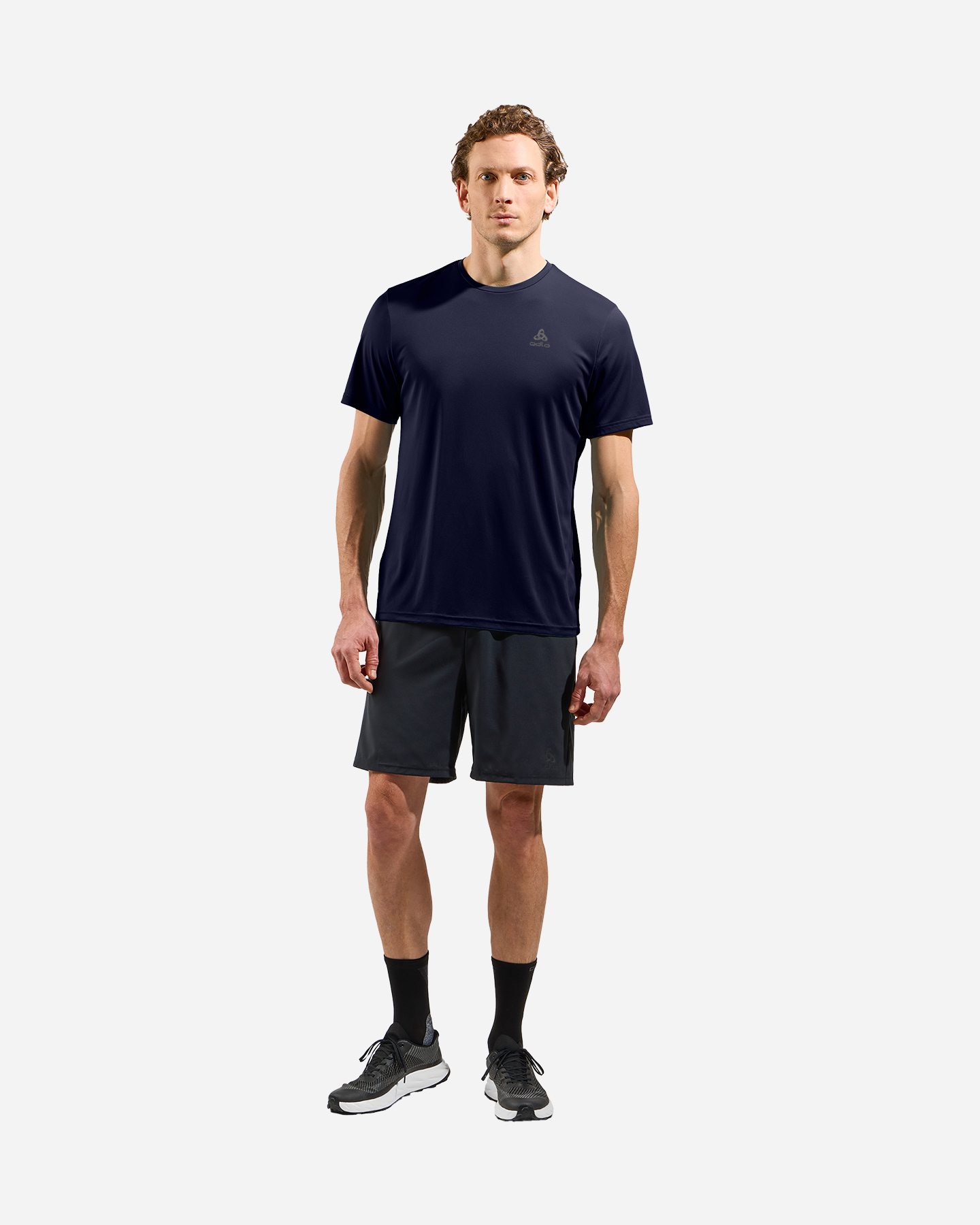T-shirt ODLO ESSENTIAL FLYER M - Blu Navy - 4 | Cisalfa Sport