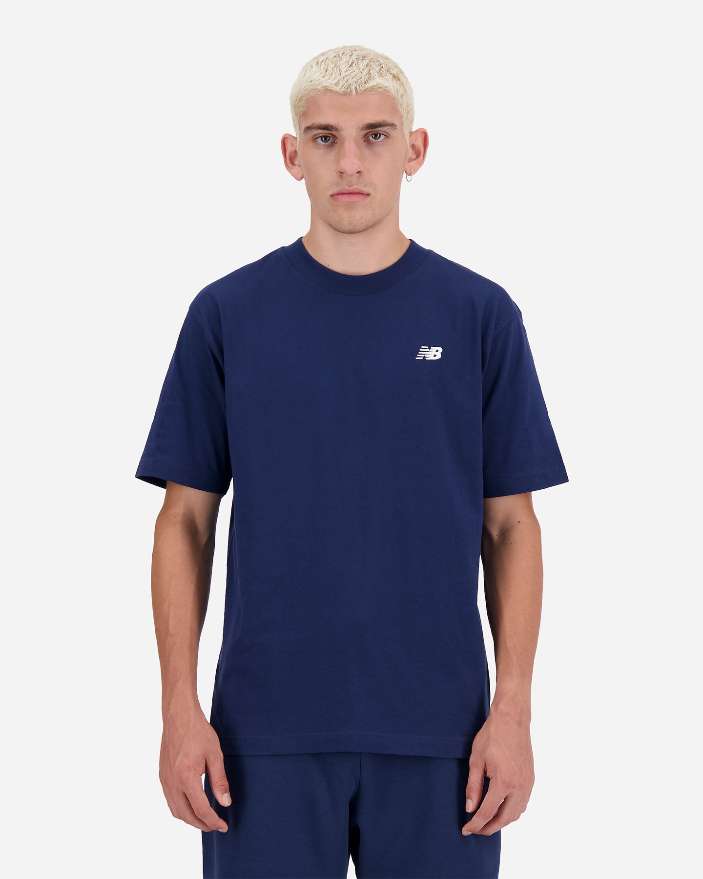 T-shirt NEW BALANCE SMALL LOGO SPORT ESSENTIAL M - Blu Navy - 0 | Cisalfa Sport