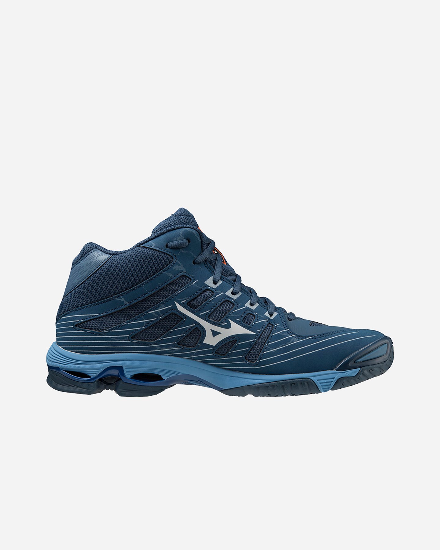 Scarpe volley MIZUNO WAVE VOLTAGE MID M - Denim - 0 | Cisalfa Sport