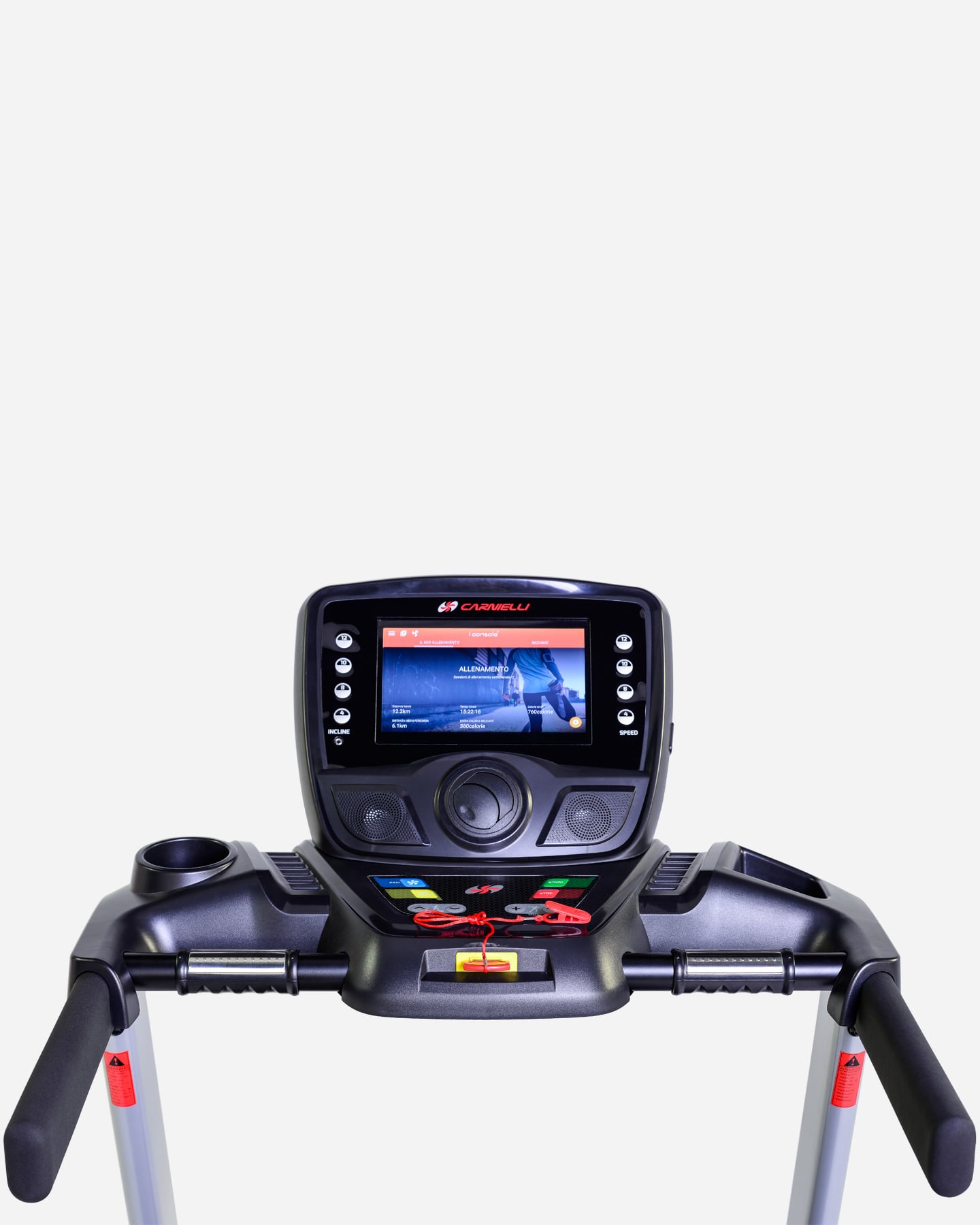 Tapis roulant CARNIELLI HP PRO RACE PLUS - Nero - 2 | Cisalfa Sport
