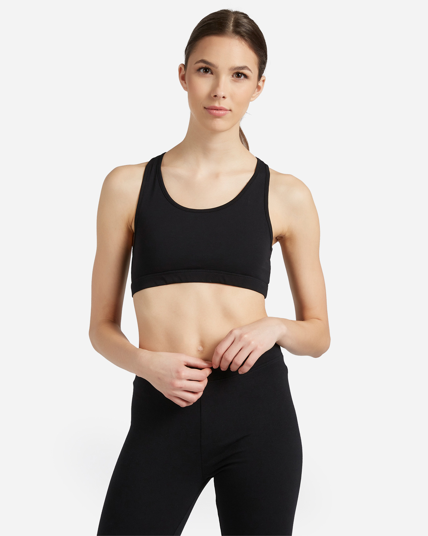 Reggiseno sportivo ABC BASIC W - Nero - 0 | Cisalfa Sport