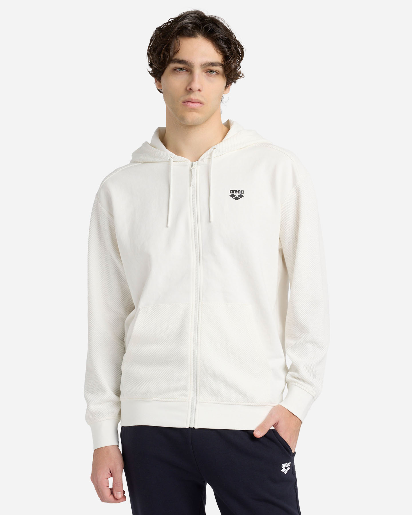 Felpa ARENA EVOLVING ATHLETIC M - Bianco - 1 | Cisalfa Sport