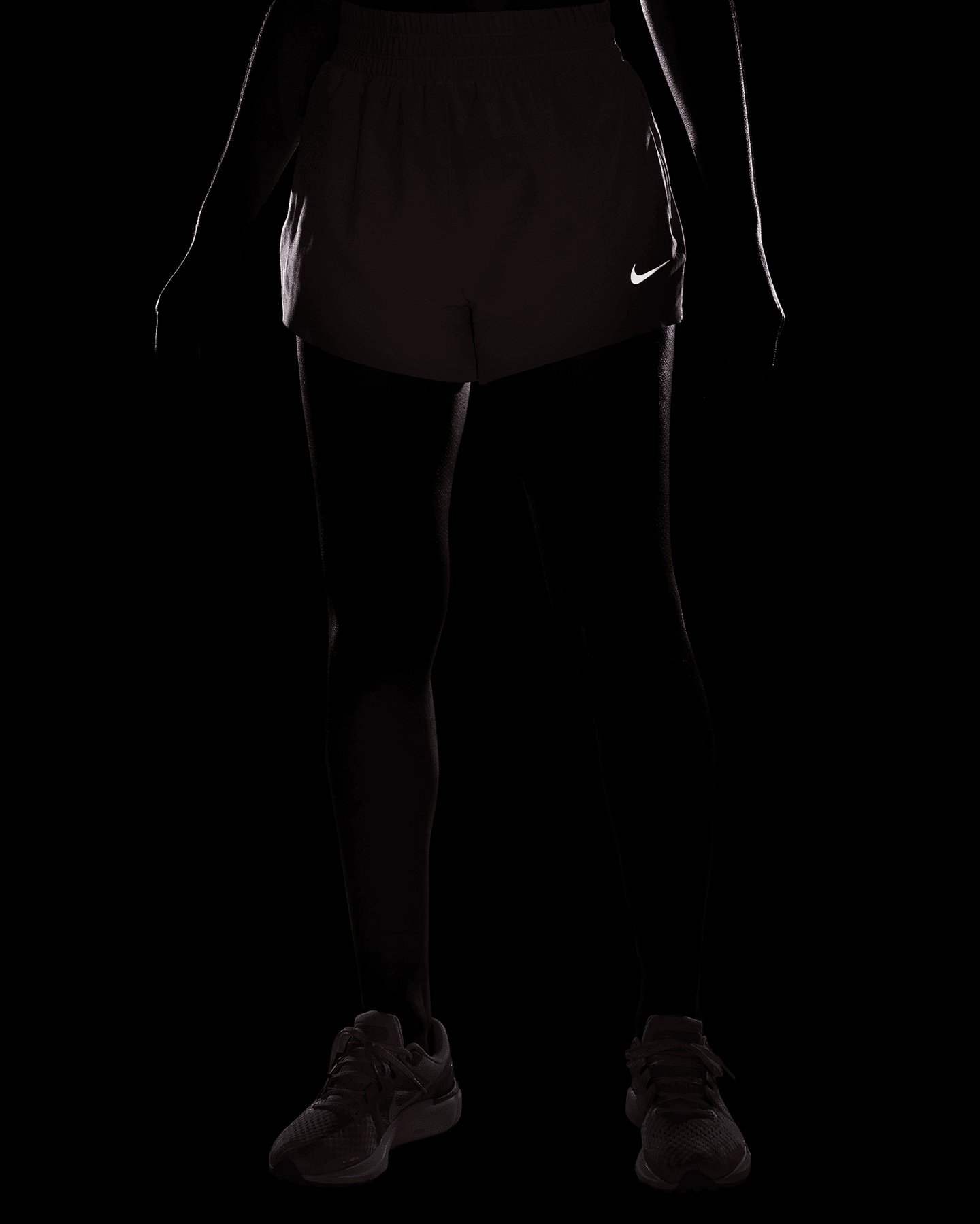 Short running NIKE RUN DVN DRI FIT 3IN W - Rosso - 5 | Cisalfa Sport