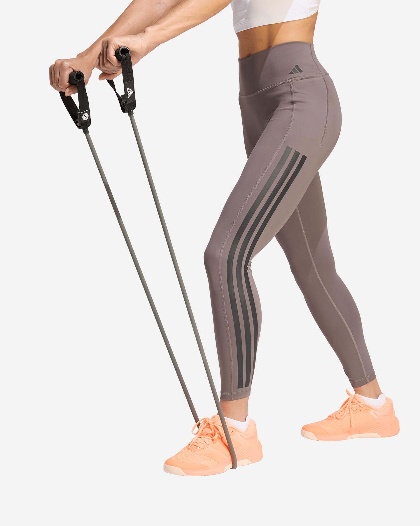 Leggings ADIDAS OPT 3STRIPES W - Grigio - 1 | Cisalfa Sport
