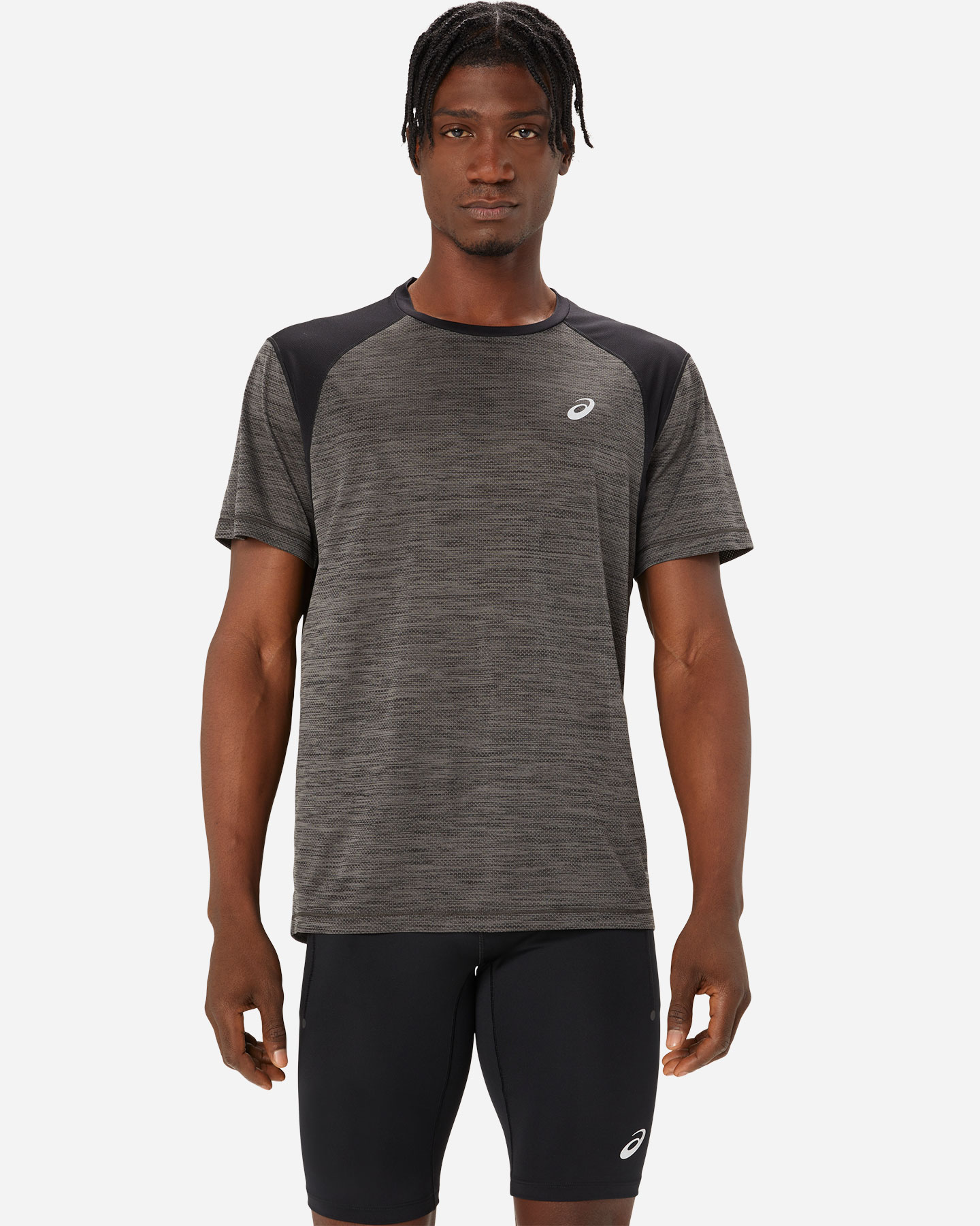 T-shirt running ASICS ROAD M - Nero - 0 | Cisalfa Sport