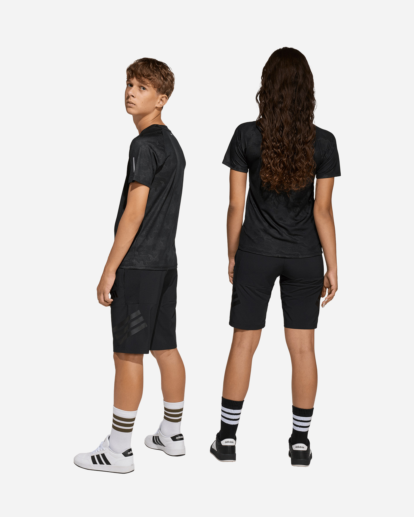 Pantaloncini ADIDAS ICONS 3STRIPES JR - Nero - 1 | Cisalfa Sport