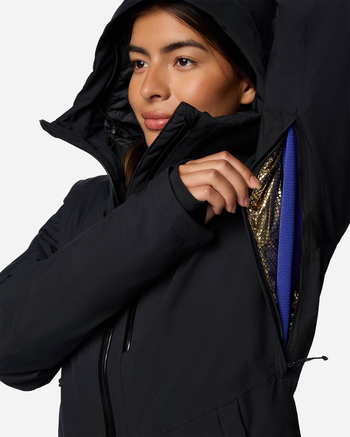 Giacca outdoor COLUMBIA EXPLORERS EDGE II W - Nero - 4 | Cisalfa Sport