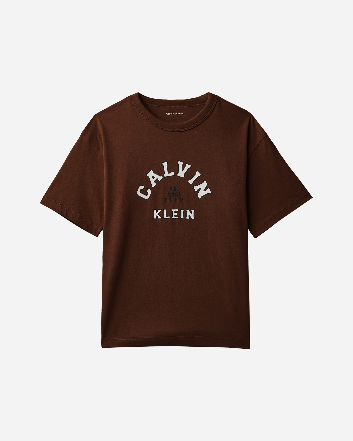 T-shirt CALVIN KLEIN JEANS COLLEGE GRAPHIC JR - Marrone - 0 | Cisalfa Sport