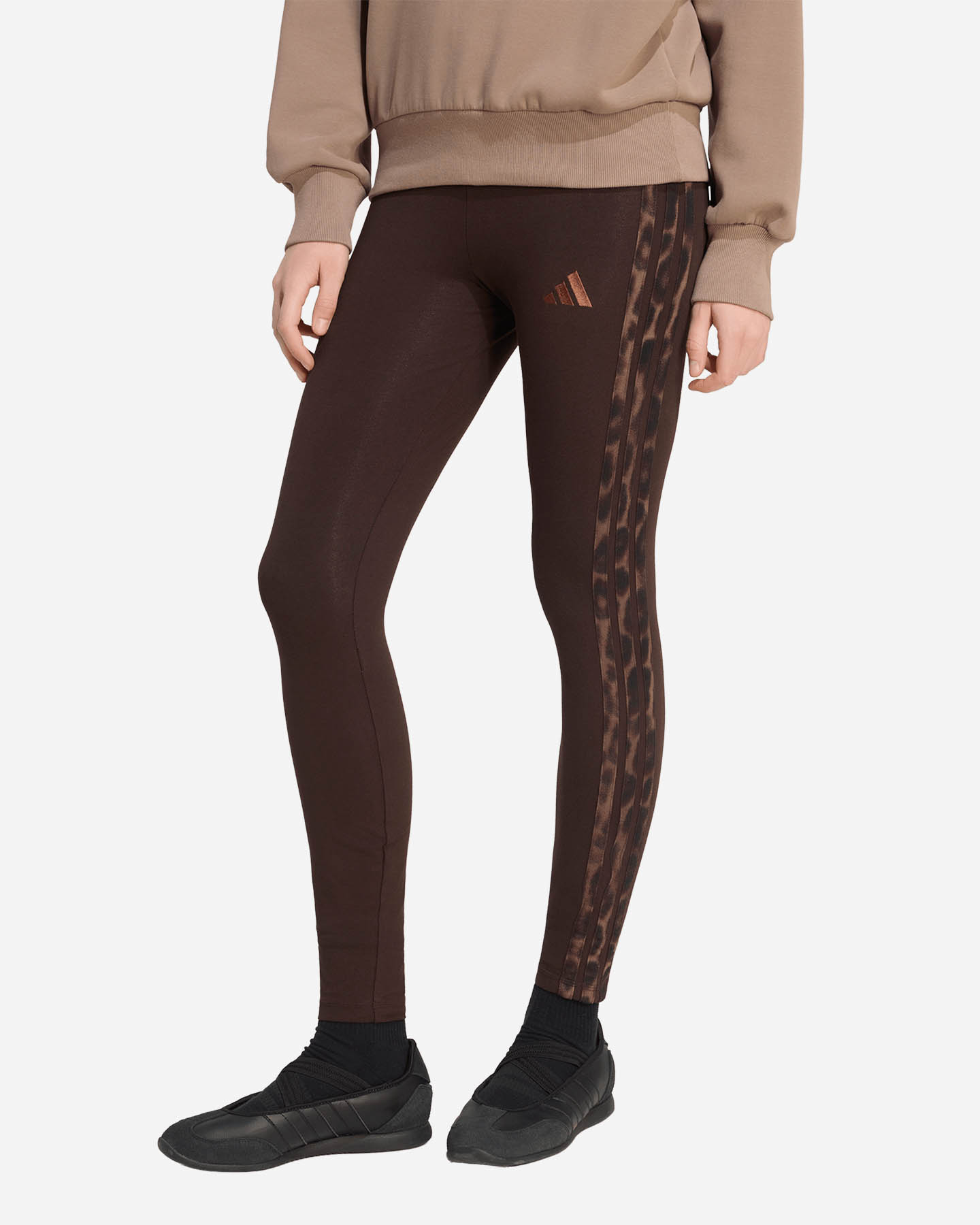 Leggings ADIDAS ESSENTIAL PRINTED 3STRIPES W - Marrone - 1 | Cisalfa Sport