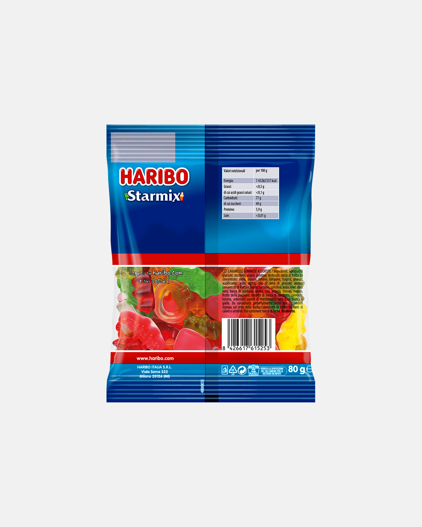Energetico HARIBO STARMIX 80 G  - Color mix - 1 | Cisalfa Sport