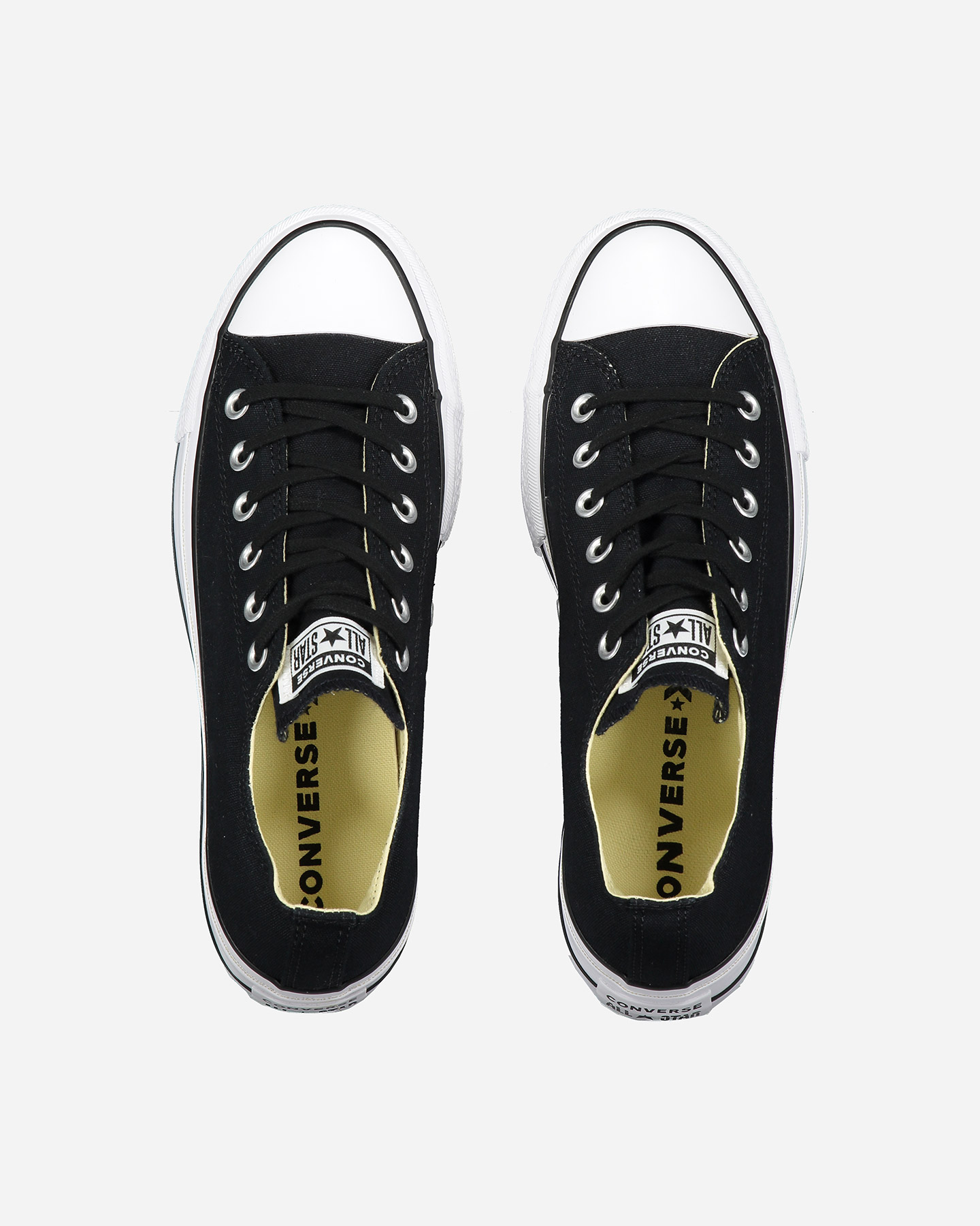 Scarpe sneakers CONVERSE CHUCK TAYLOR ALL STAR OX LIFT W - Nero - 3 | Cisalfa Sport