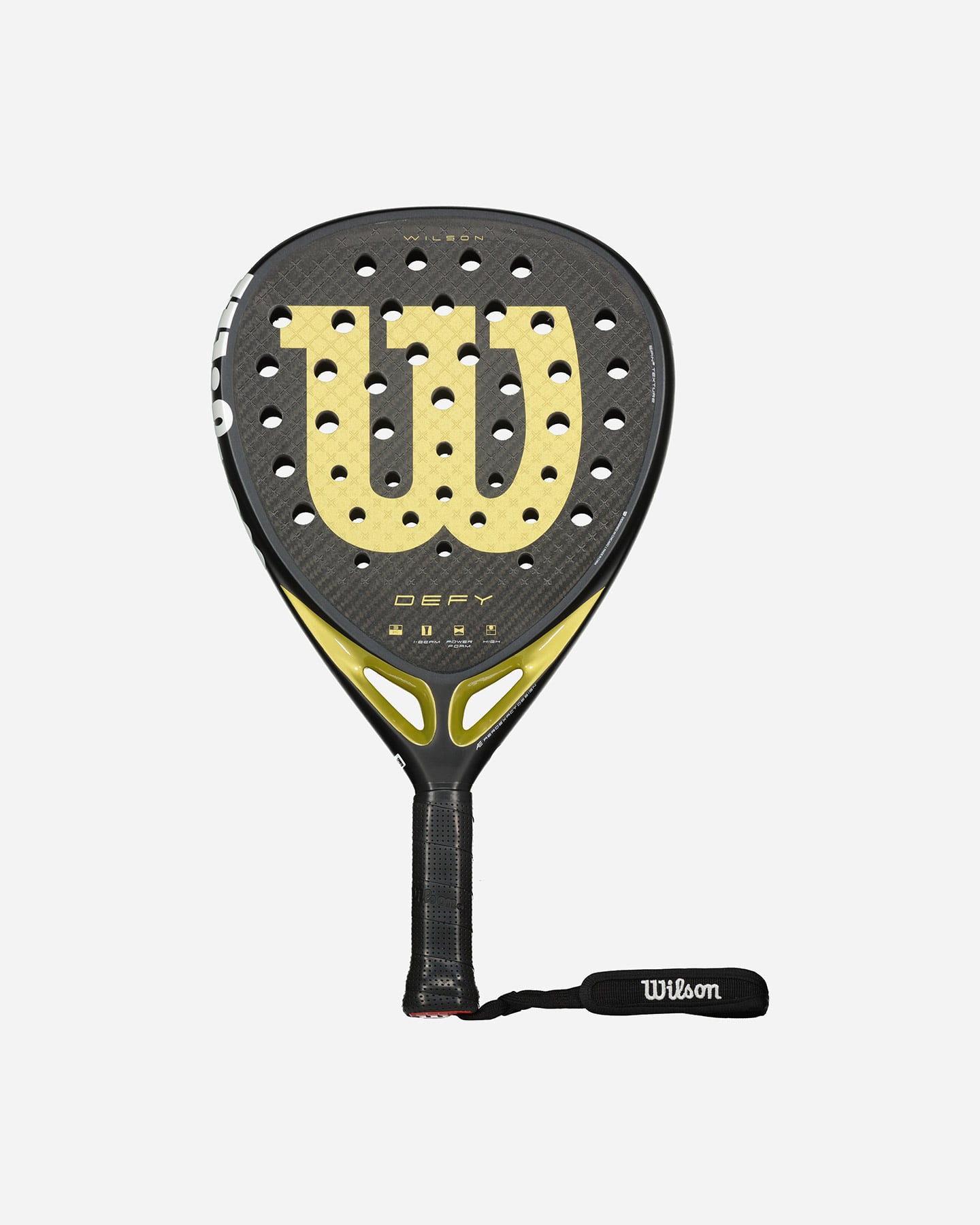 Wilson Defy V1 Padel - Racchetta Padel Intermedia - Nero