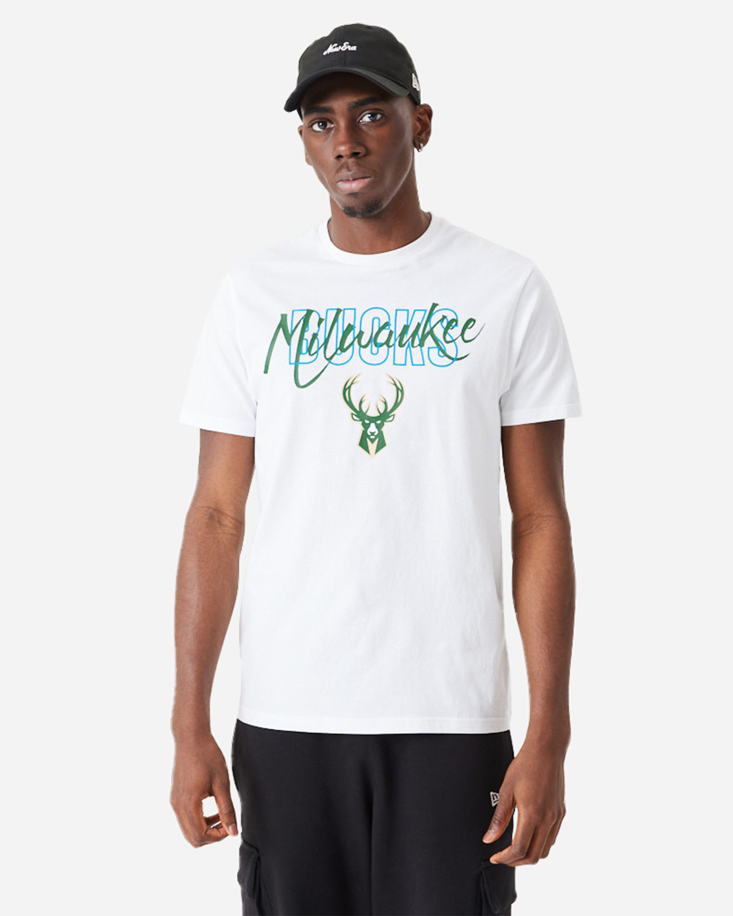 T-shirt NEW ERA SCRIPT MIL BUC  - 0 | Cisalfa Sport