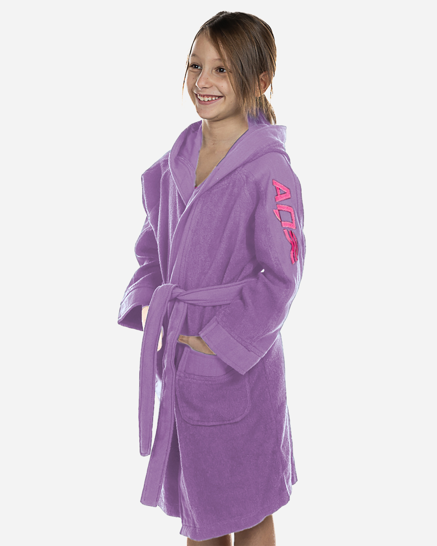Accappatoio AQUARAPID FENGJ JR - Lilla - 1 | Cisalfa Sport