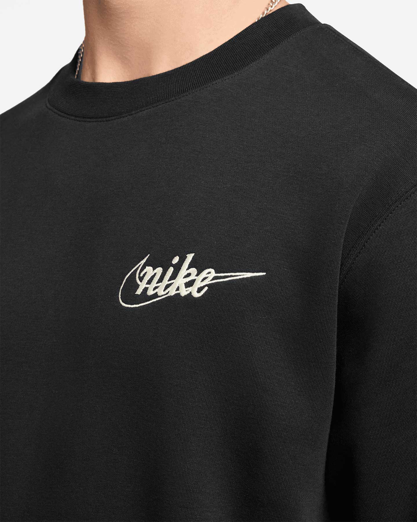 Felpa NIKE CREW CLUB BETTER M - Nero - 2 | Cisalfa Sport
