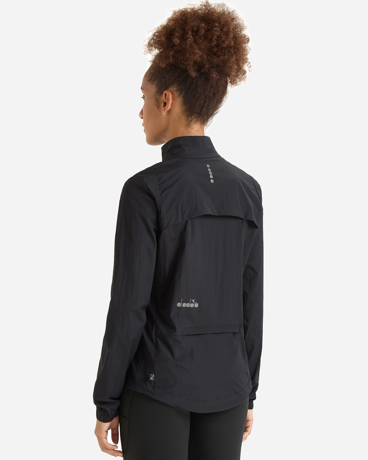 Giacca running DIADORA PACKABLE WIND W - Nero - 1 | Cisalfa Sport