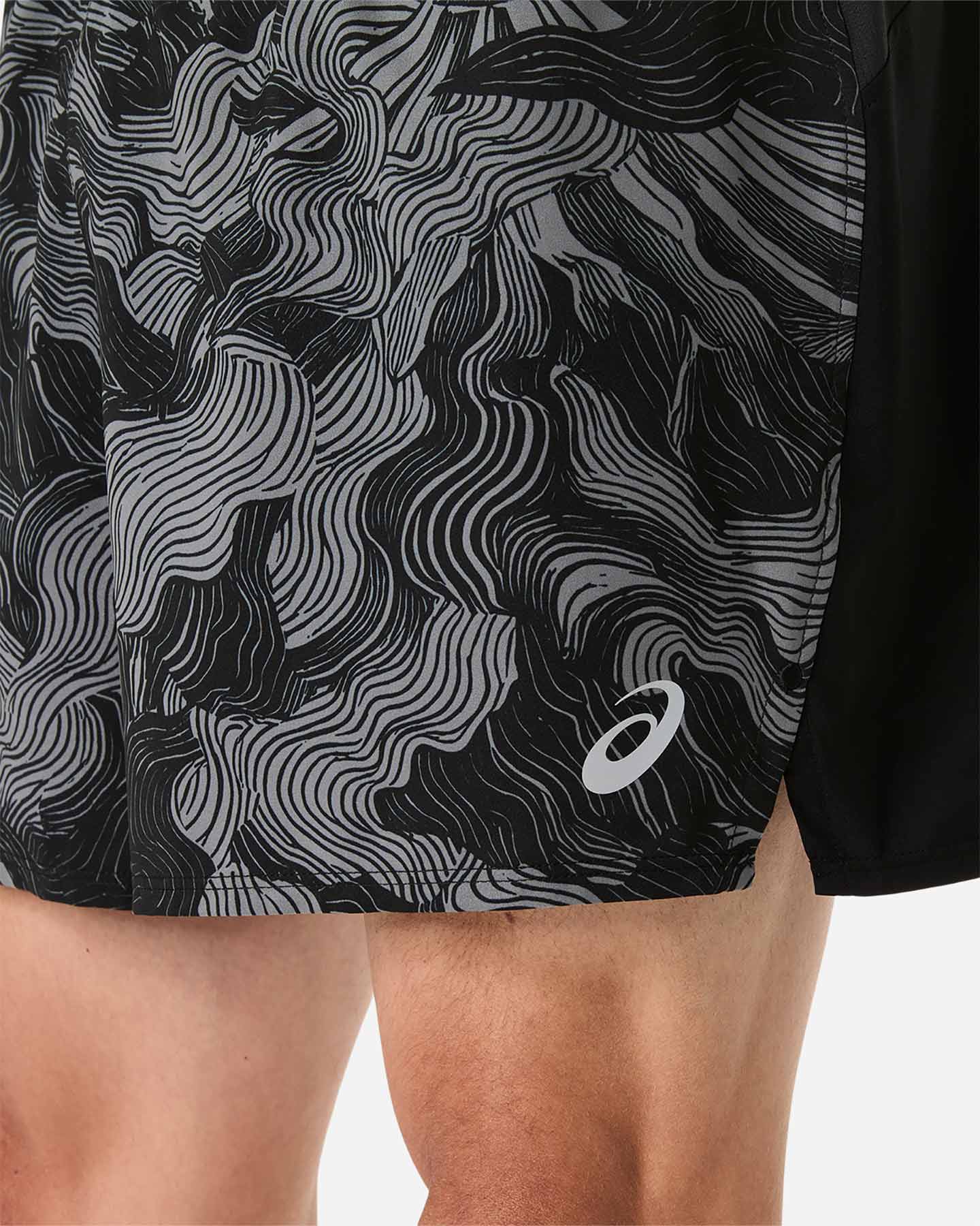 Short running ASICS FUJITRAIL M - Nero - 4 | Cisalfa Sport
