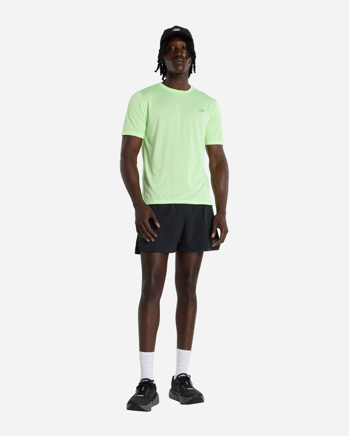 T-shirt running NEW BALANCE ATHLETICS M - Giallo - 3 | Cisalfa Sport