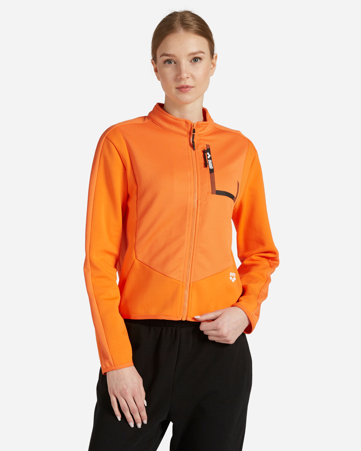 Felpa ARENA CYBER T W - Arancione - 0 | Cisalfa Sport