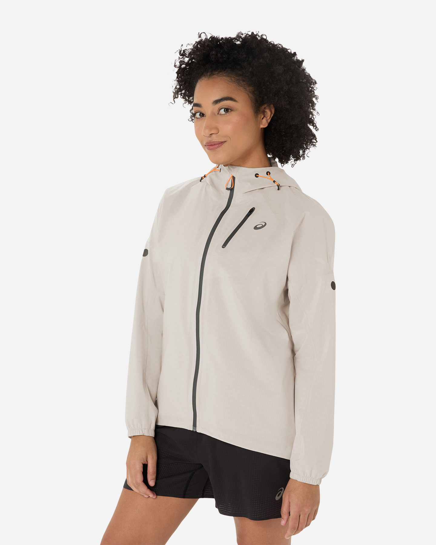 Giacca running ASICS FUJITRAIL WATERPROOF W - Bianco - 1 | Cisalfa Sport