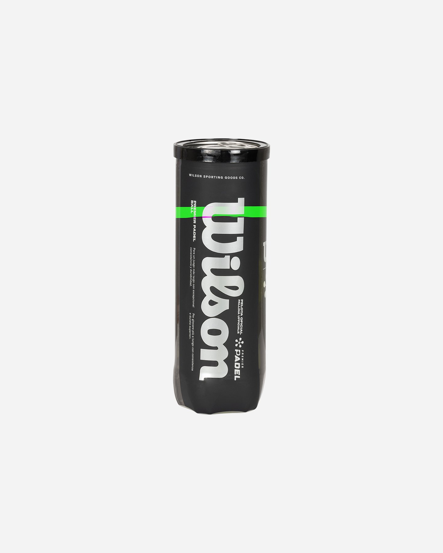 Palle padel WILSON TUBO PREMIER PADEL 3B  - Giallo - 0 | Cisalfa Sport