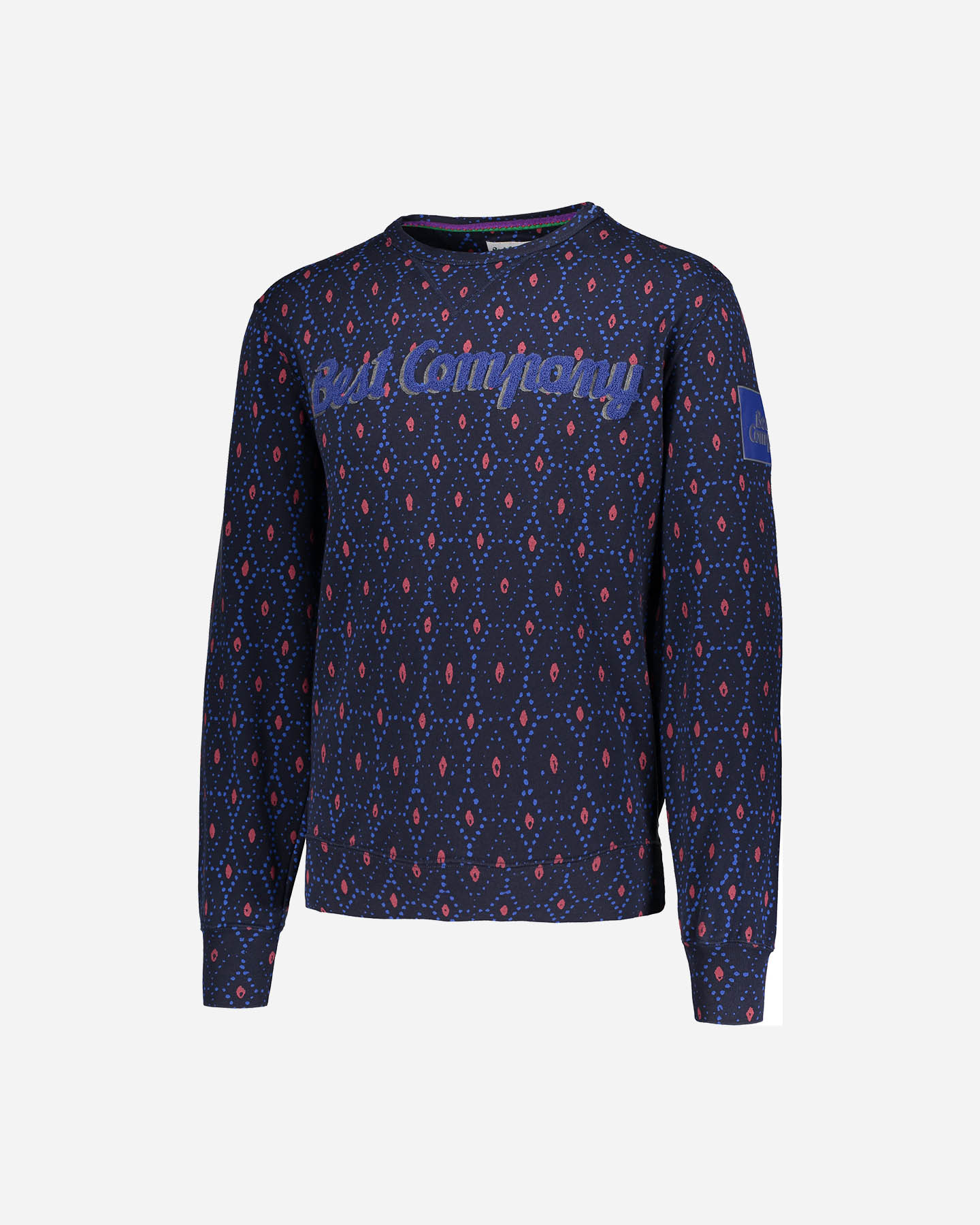 Felpa BEST COMPANY ALLOVER HERITAGE GC M - Blu - 0 | Cisalfa Sport