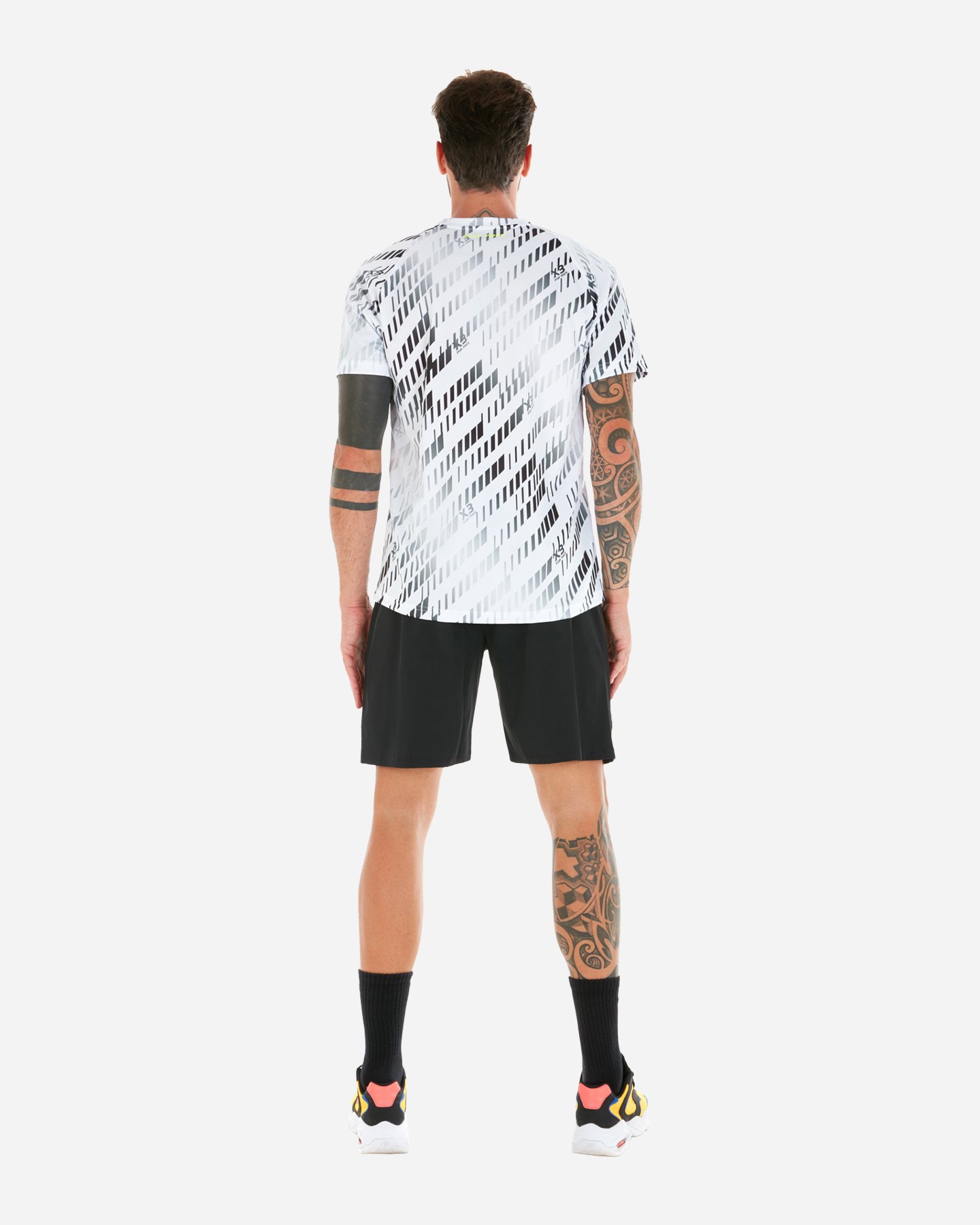 Pantaloncini tennis X3 POR TRES VIGO M - Nero - 2 | Cisalfa Sport