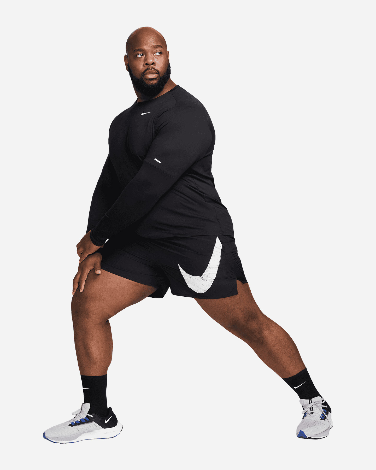 Short running NIKE SWOOSH CHALLENGER M - Nero - 1 | Cisalfa Sport