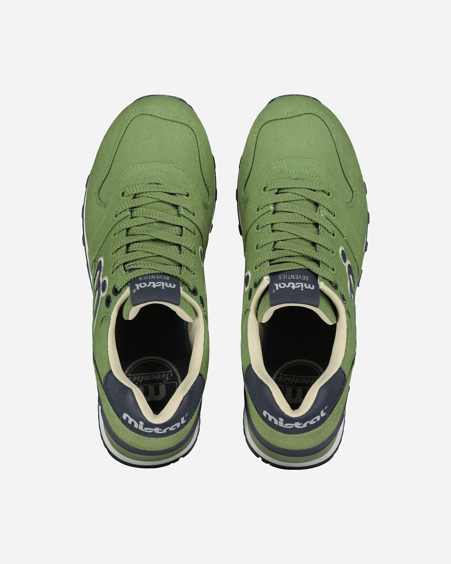 Scarpe sneakers MISTRAL SEVENTIES CANVAS M - Verde - 3 | Cisalfa Sport