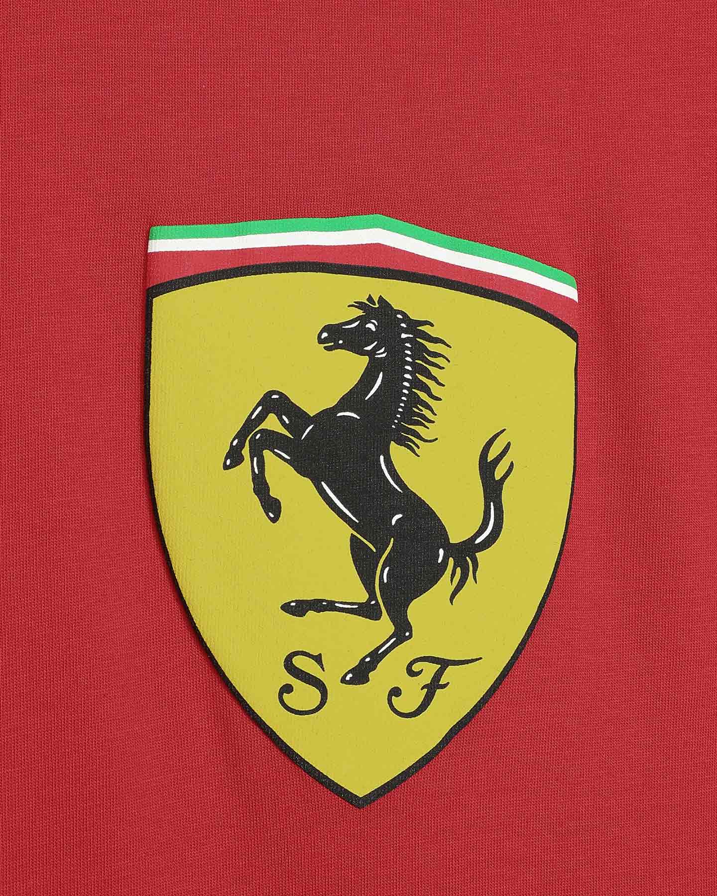 Fanwear PUMA FERRARI SPORTSW COLORED SHIELD JR - Rosso - 5 | Cisalfa Sport