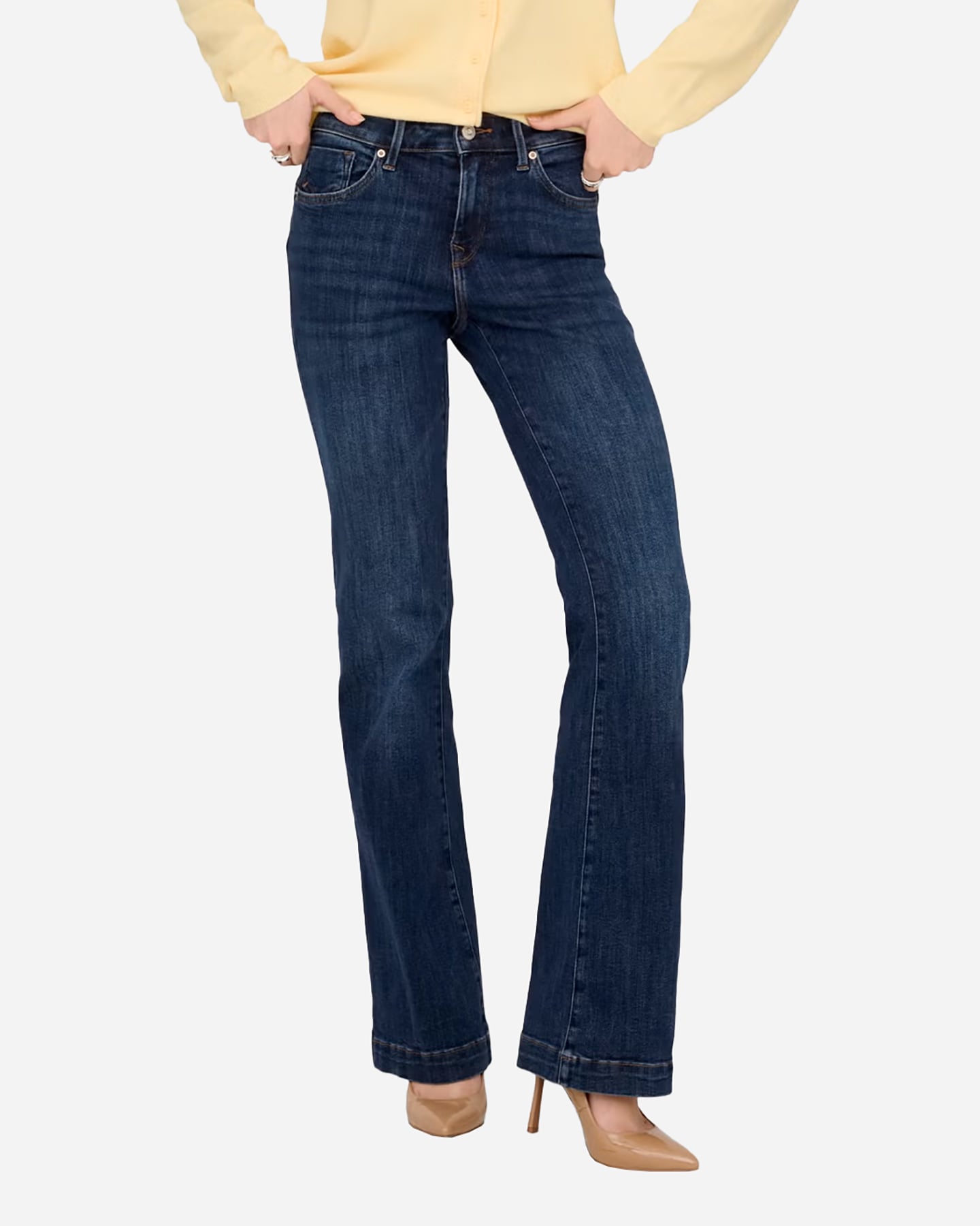 Jeans ONLY POWER FLARED PUSHUP L32 W - Denim - 2 | Cisalfa Sport