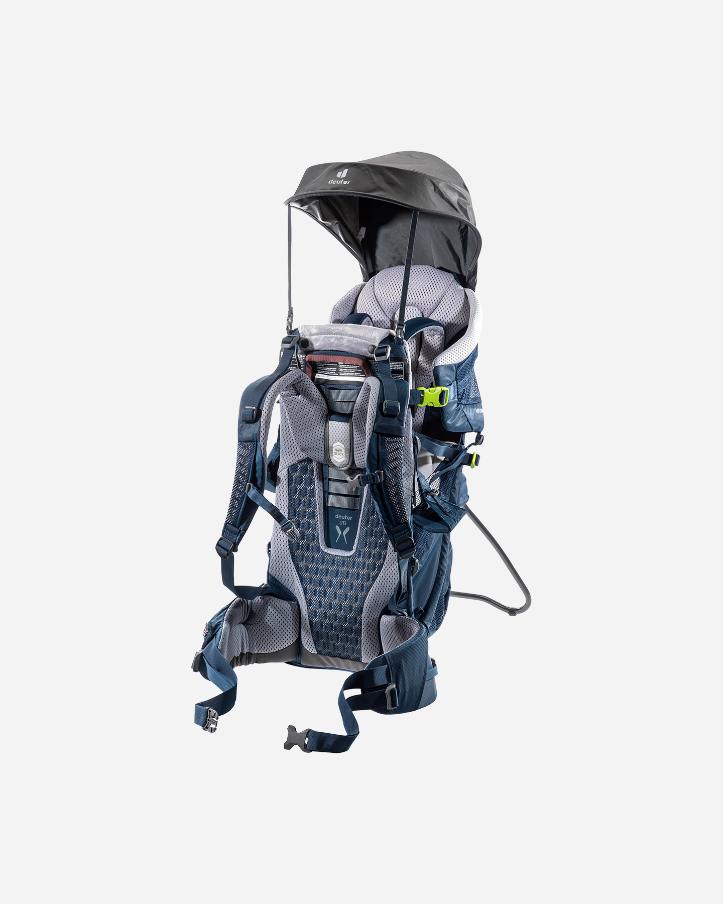 Zaino portabambino DEUTER KID COMFORT ACTIVE COVER RC DELUX  - Blu - 1 | Cisalfa Sport