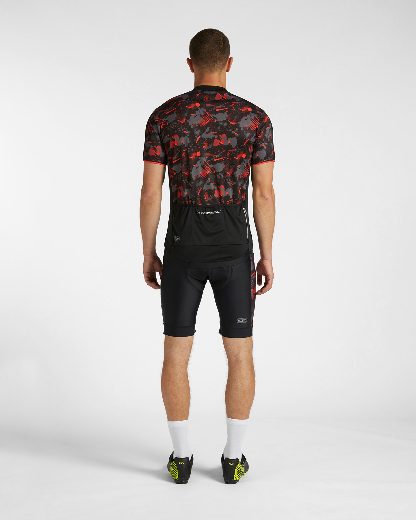 Maglia ciclismo CARNIELLI ALL OVER PRINTED M - Nero - 2 | Cisalfa Sport
