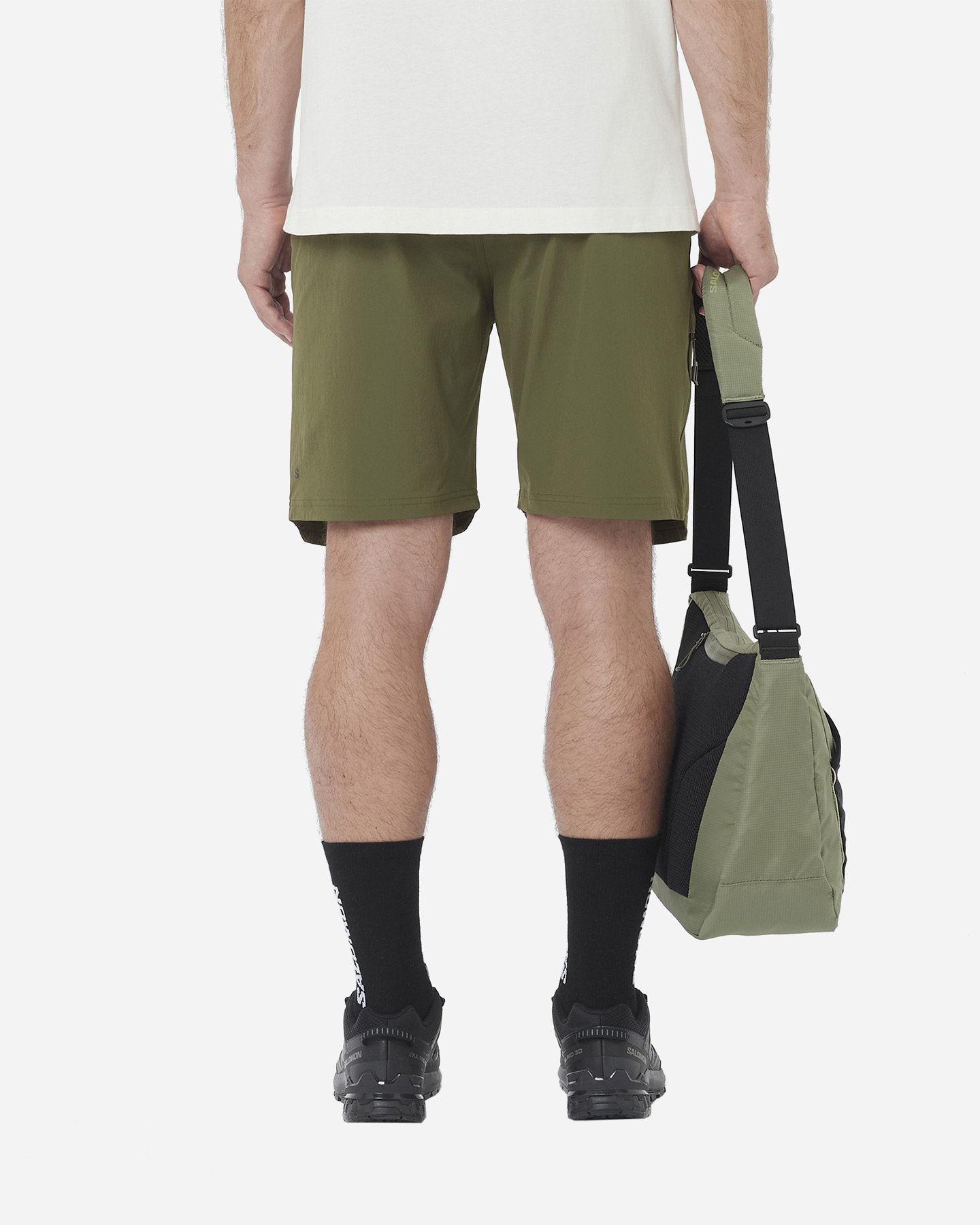 Pantaloncini SALOMON WAYFARER 2.0 M - Verde - 2 | Cisalfa Sport