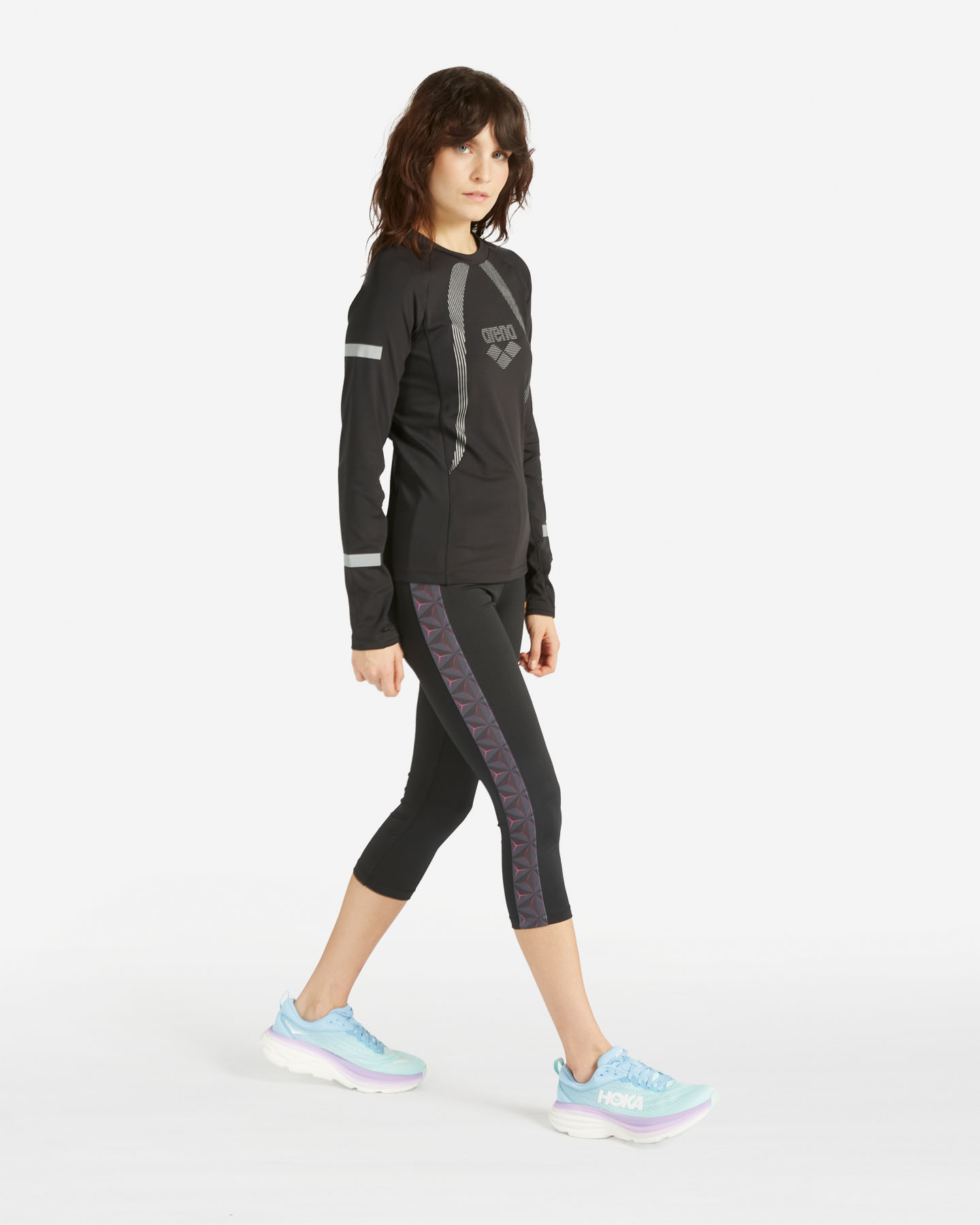 Maglia running ARENA DARK SHINE W - Nero - 3 | Cisalfa Sport