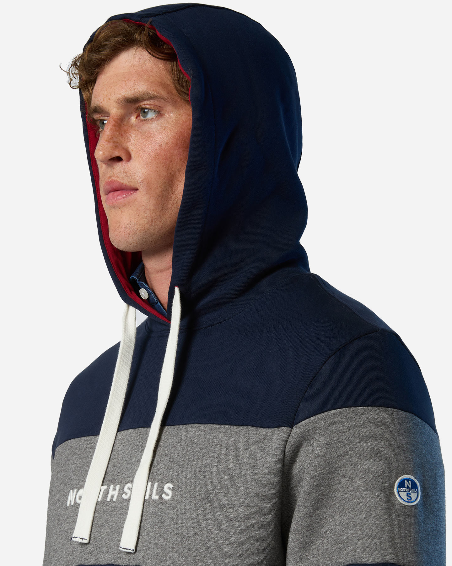 Felpa NORTH SAILS BASIC M - Grigio - 5 | Cisalfa Sport