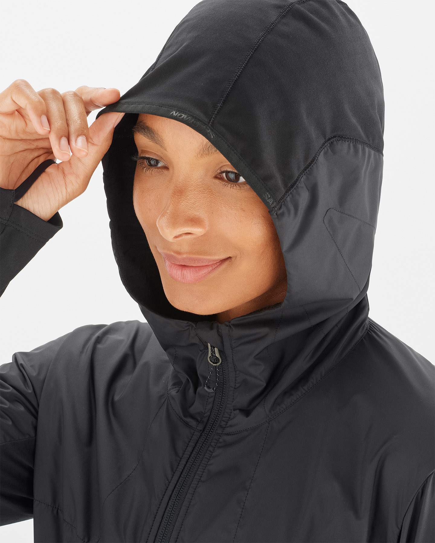 Pile SALOMON OUTLINE HYBRID ALL SEASON W - Nero - 3 | Cisalfa Sport