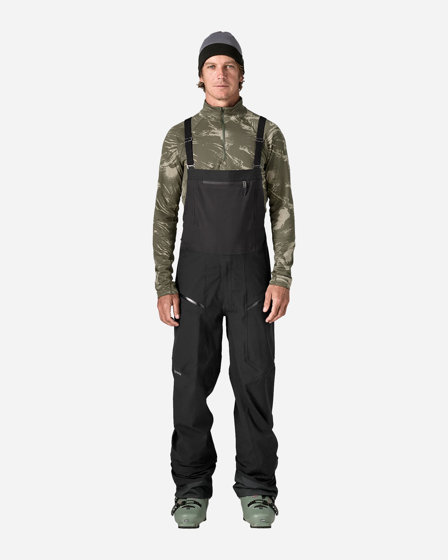 Pantalone sci PATAGONIA SNOWDRIFTER BIBS M - Nero - 1 | Cisalfa Sport