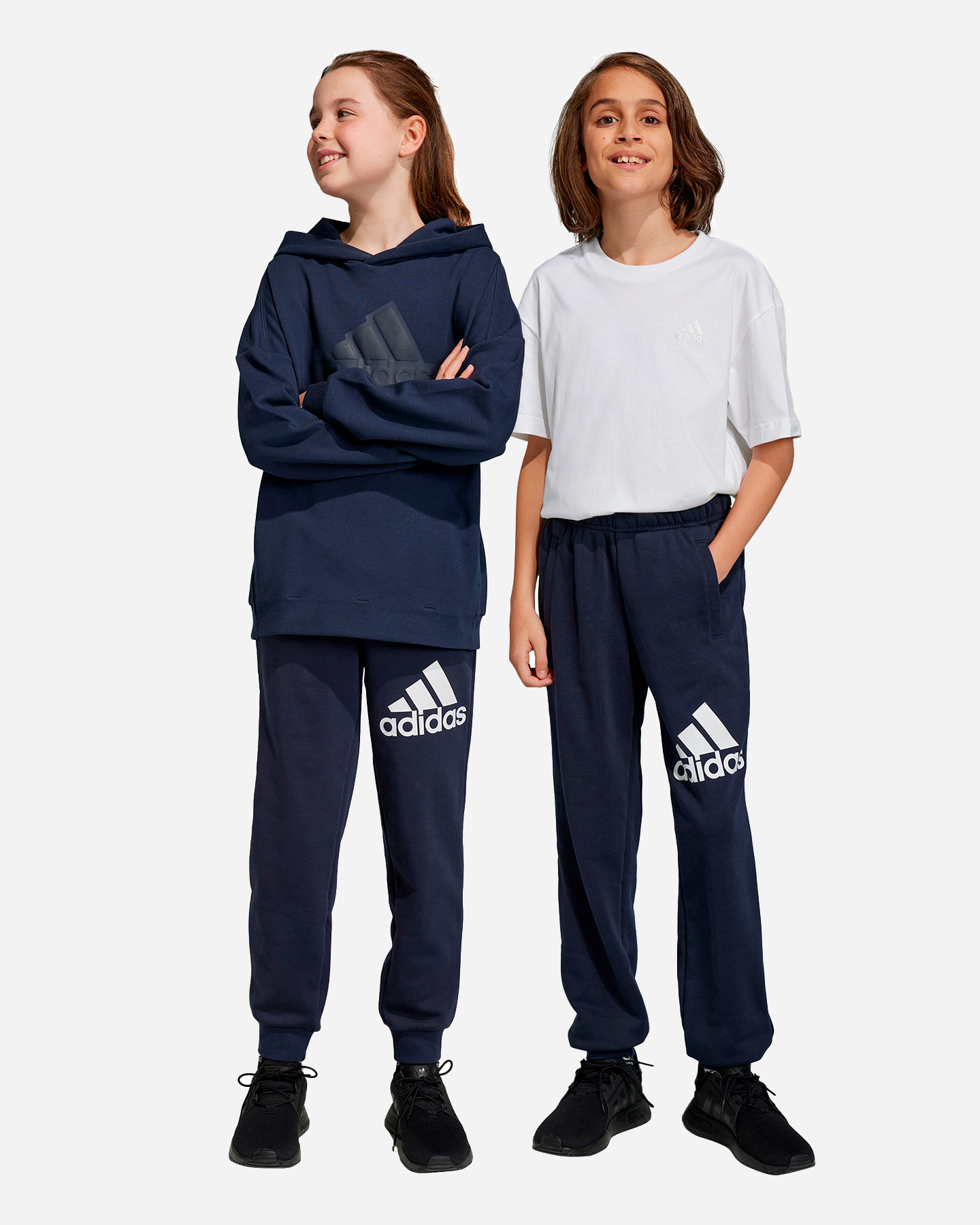 Pantalone ADIDAS BIG LOGO JR - Blu - 2 | Cisalfa Sport