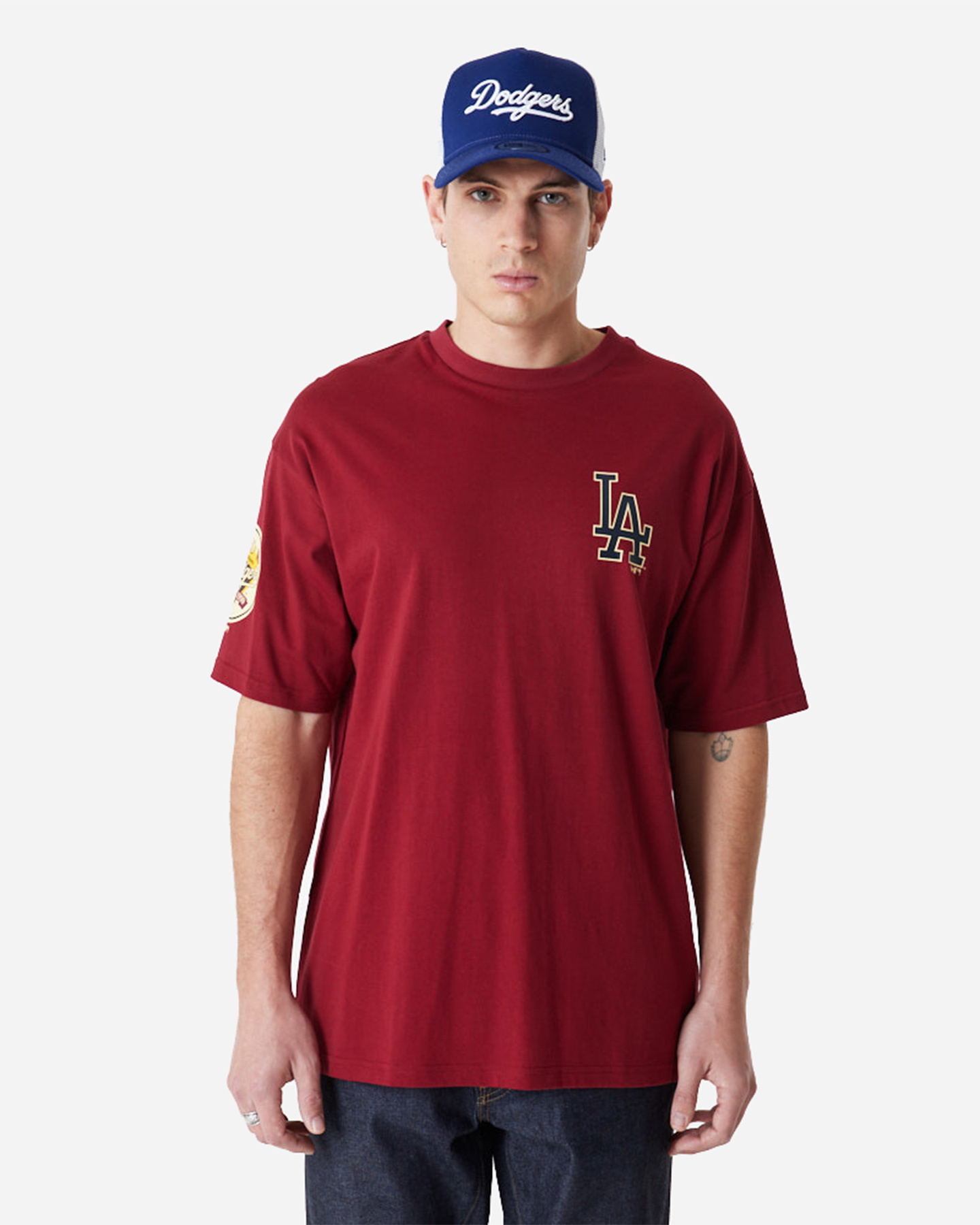 T-shirt NEW ERA MLB LARGE LOGO LOS ANGELES DODGERS M - Rosso - 0 | Cisalfa Sport