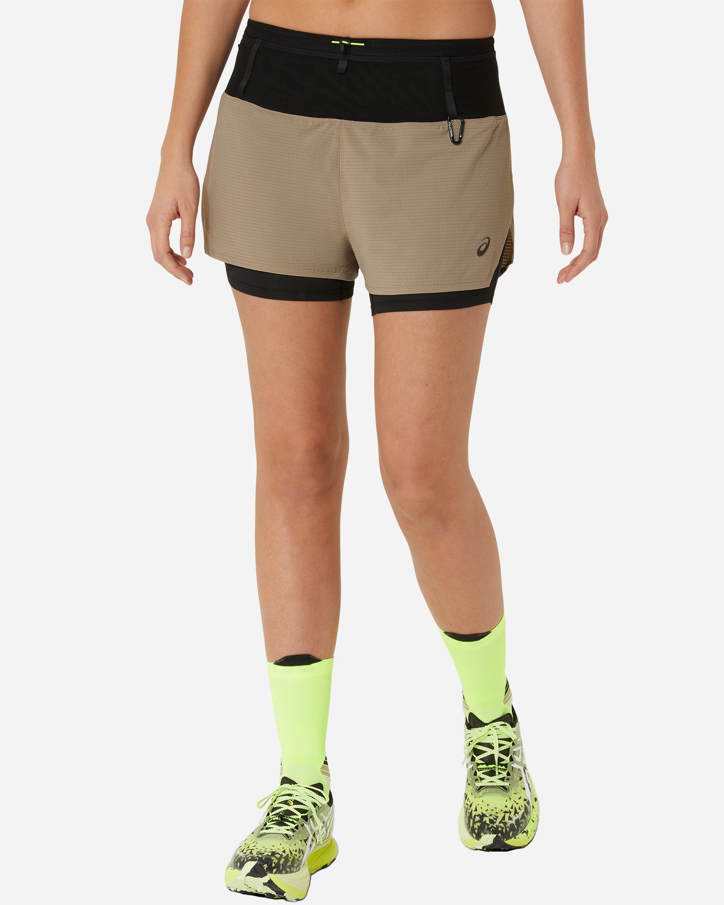 Short running ASICS FUJITRAIL 2-N-1 W - Nero - 0 | Cisalfa Sport