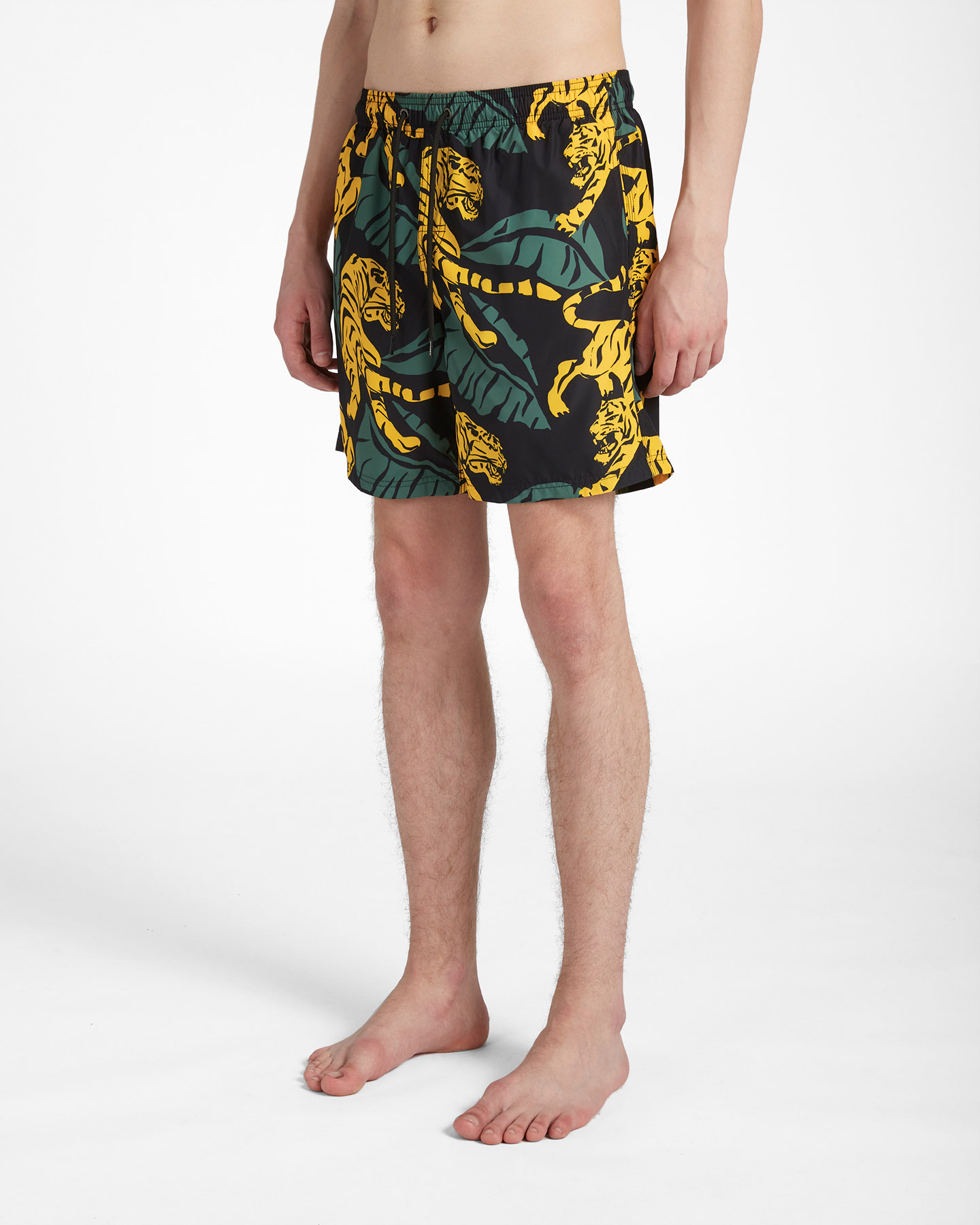 Boxer mare SUNDEK 16'' ELASTIC PRINT TIGER M - Nero - 2 | Cisalfa Sport