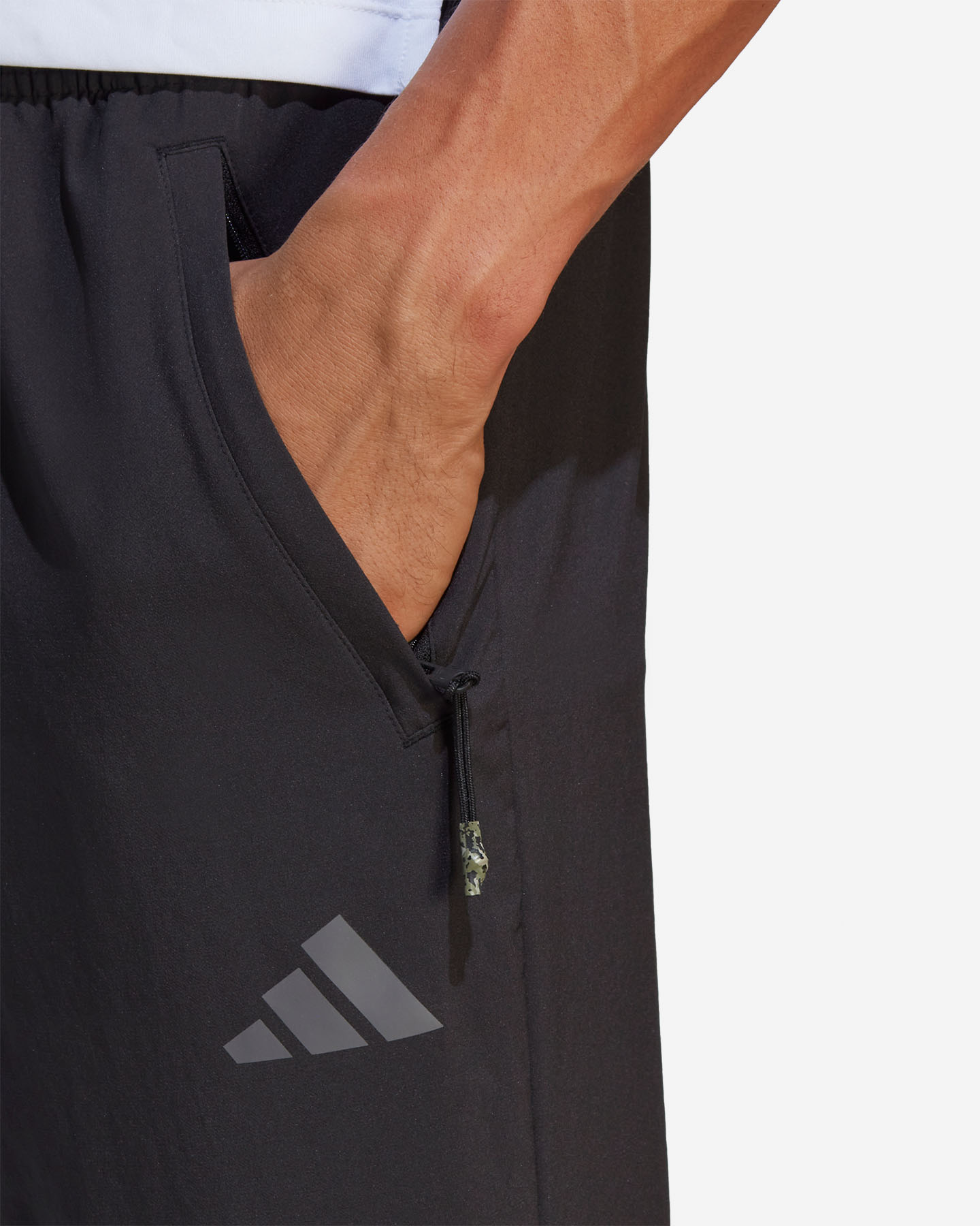 Pantalone training ADIDAS BASIC M - Nero - 3 | Cisalfa Sport